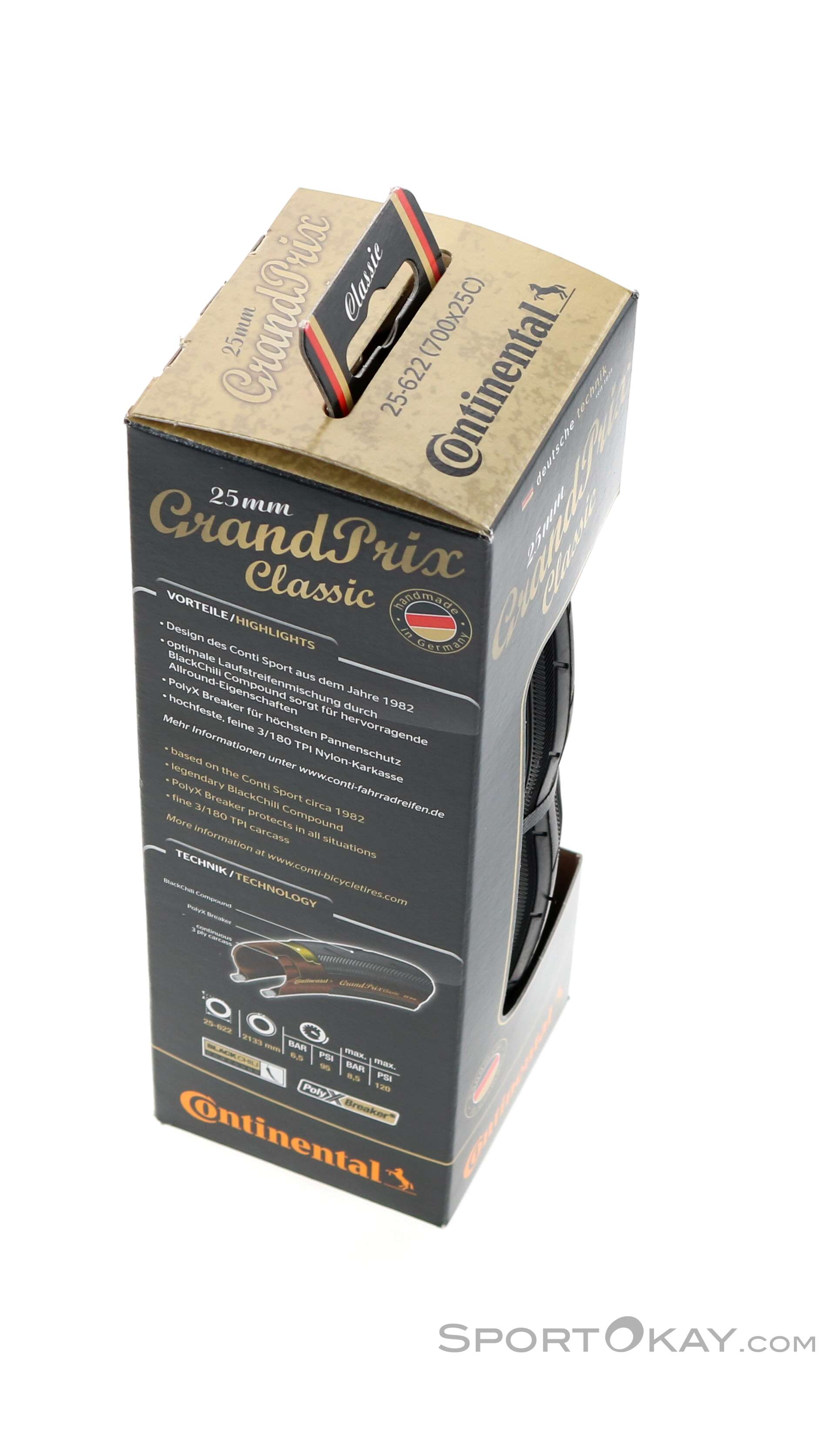 Continental Grand Prix Classic 700x25C Tire - Tire & Tube