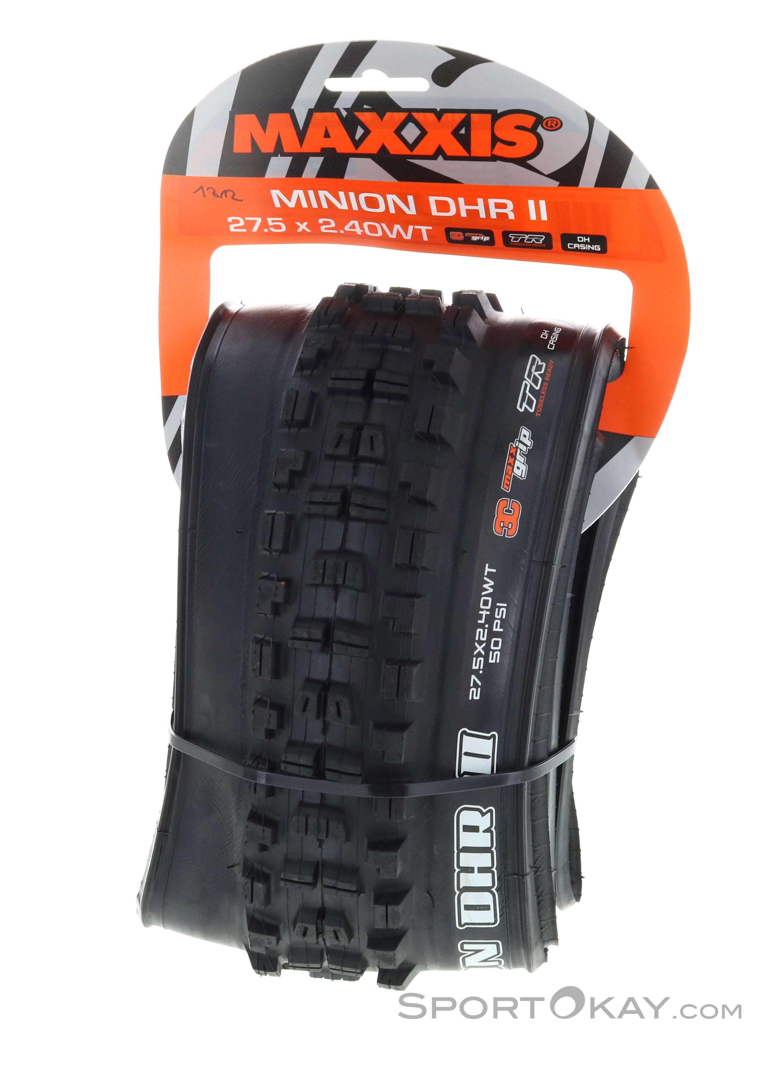 Maxxis Minion DHR II WT DH TR 3C MaxxGrip 27,5x2,40