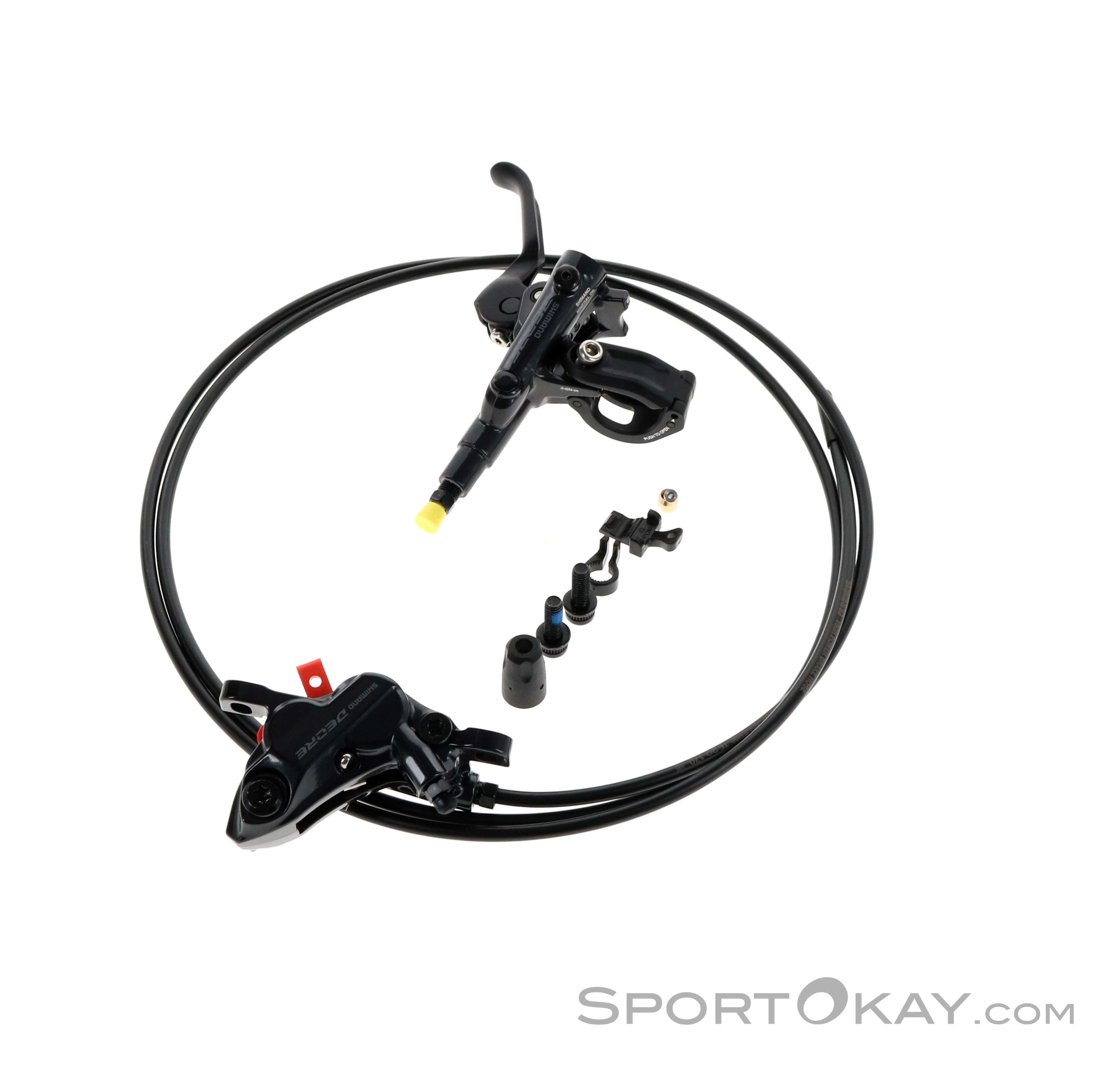 Kit Pastiglie Freno SHIMANO Deore M6100 M6120 A Resina - 4 Pistoncini Per MTB (Set Anteriore E Posteriore)