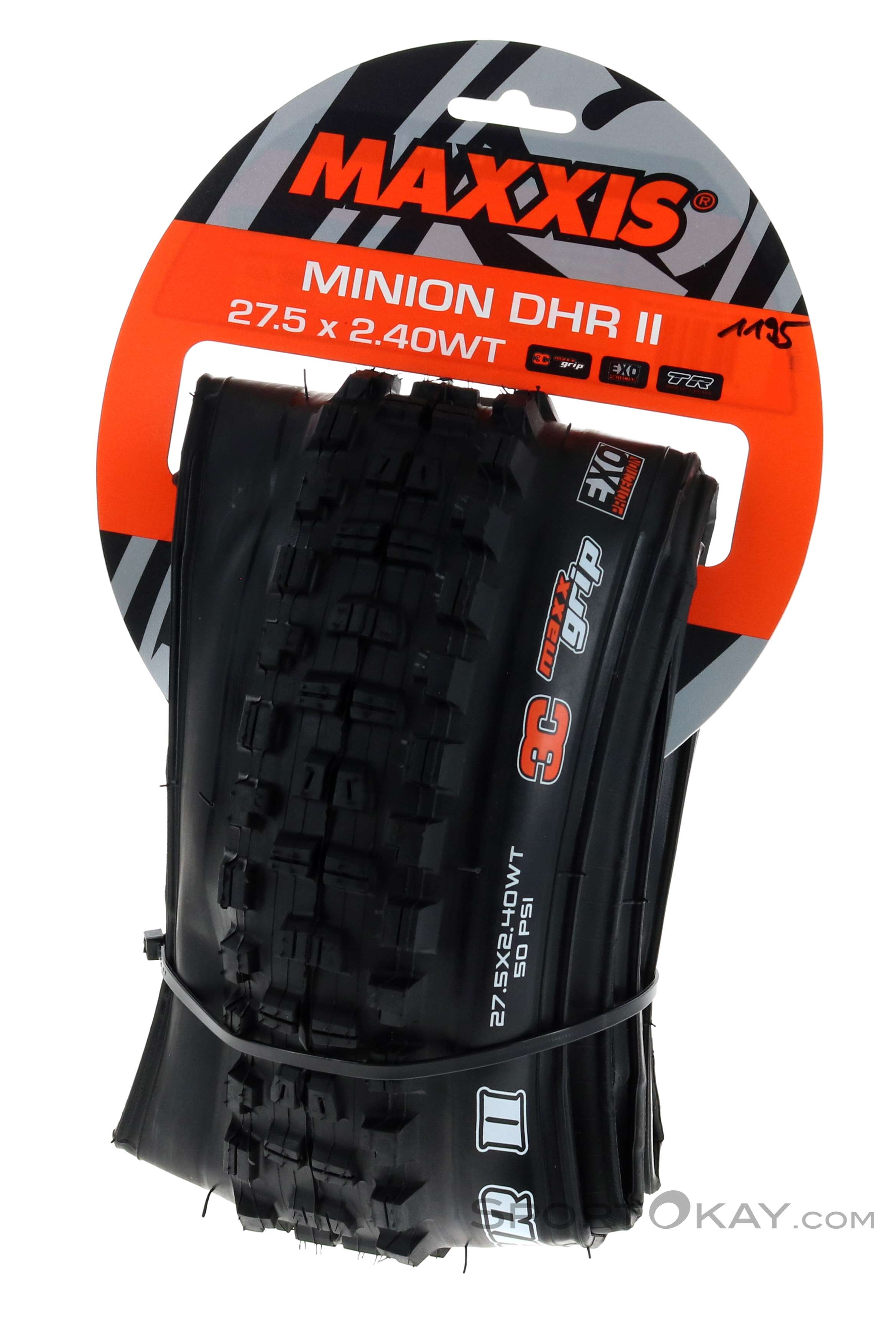 Maxxis Minion DHR II WT EXO TR 3C MaxxGrip 27,5 x 2,40