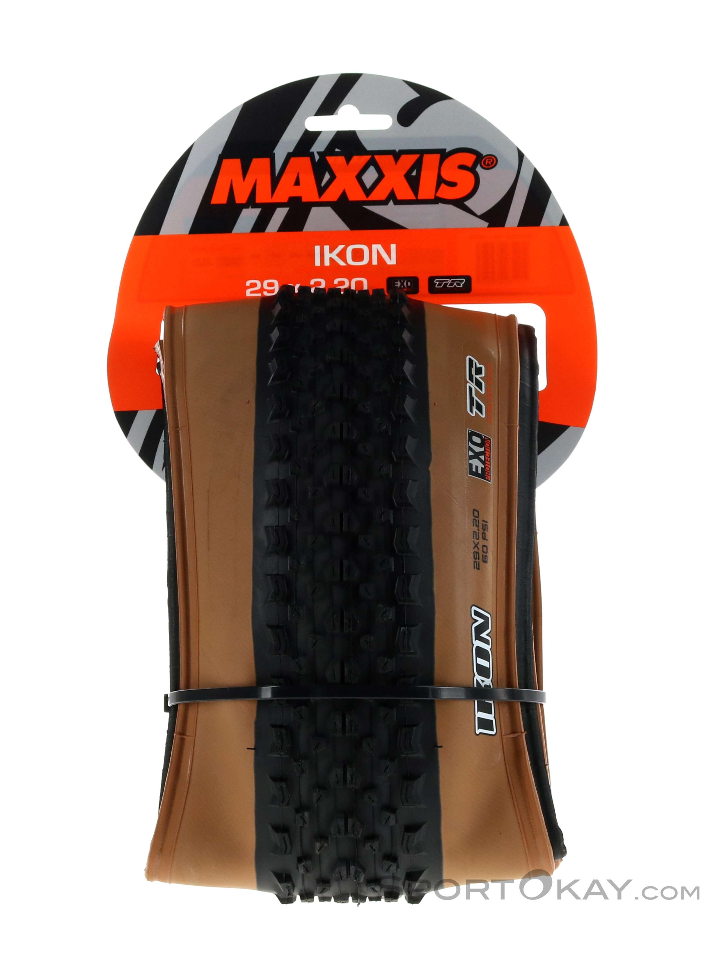Maxxis Ikon EXO TR Tanwall Dual Tire - Tire & Tube - Components