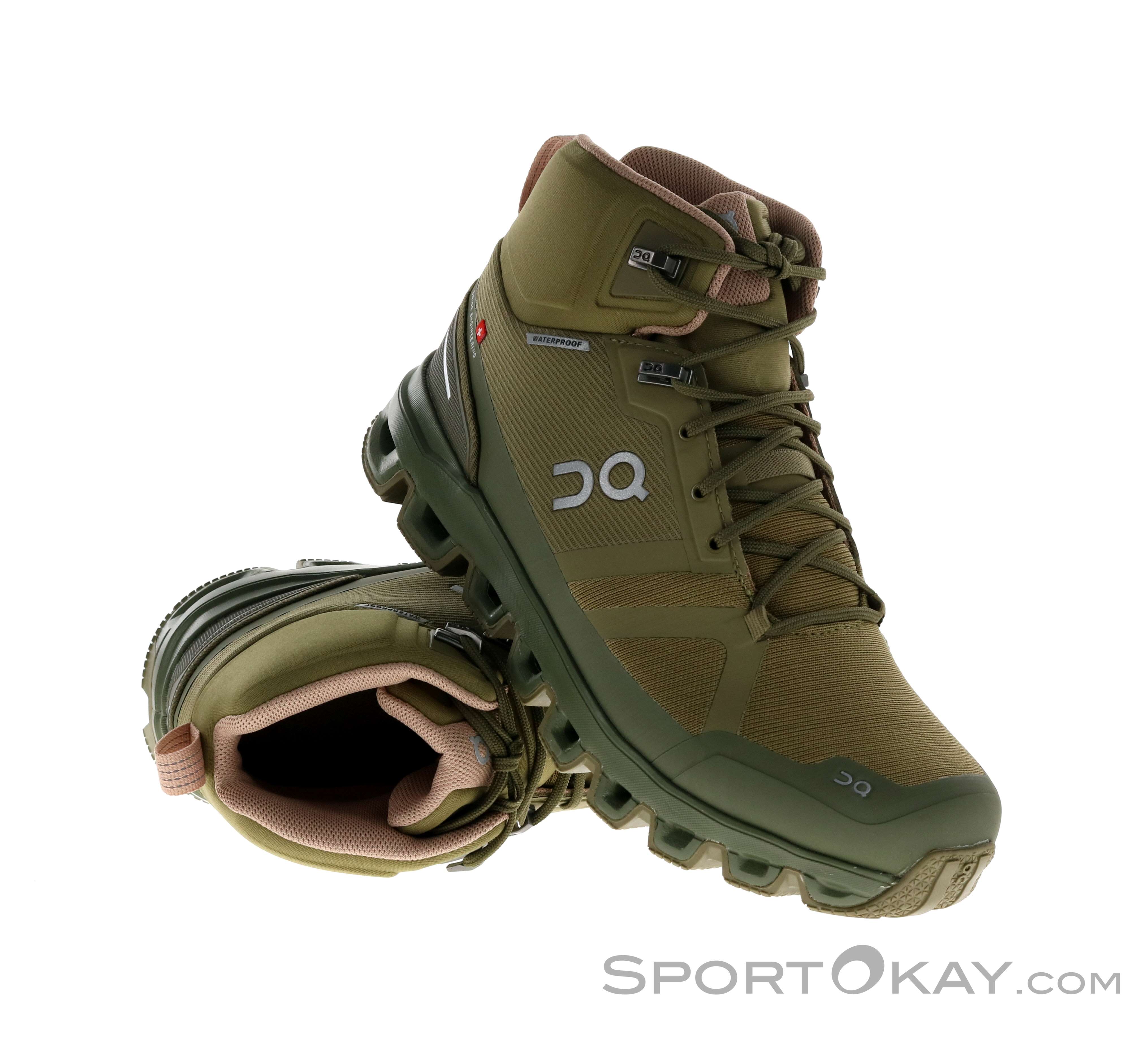On Cloudrock Waterproof Womens Walking Boots Hiking Boots
