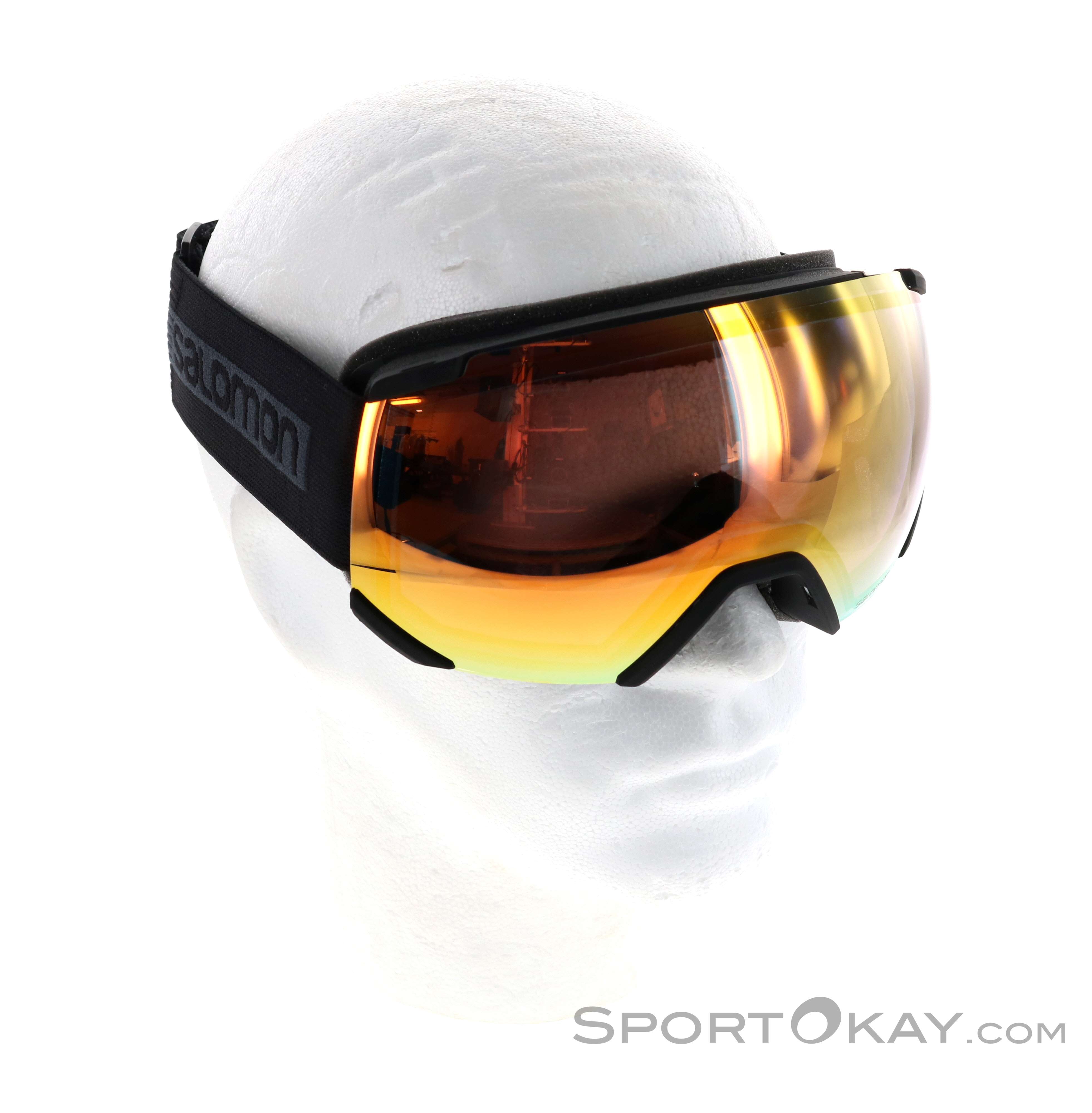 gafas ski salomon S/view Unisex Goggles Snowboarding, Extended field of vision, Visual acuity & glare reduction, and No more fogging, Black, One Size : Radium Salomon Gafas Esqui Salomon