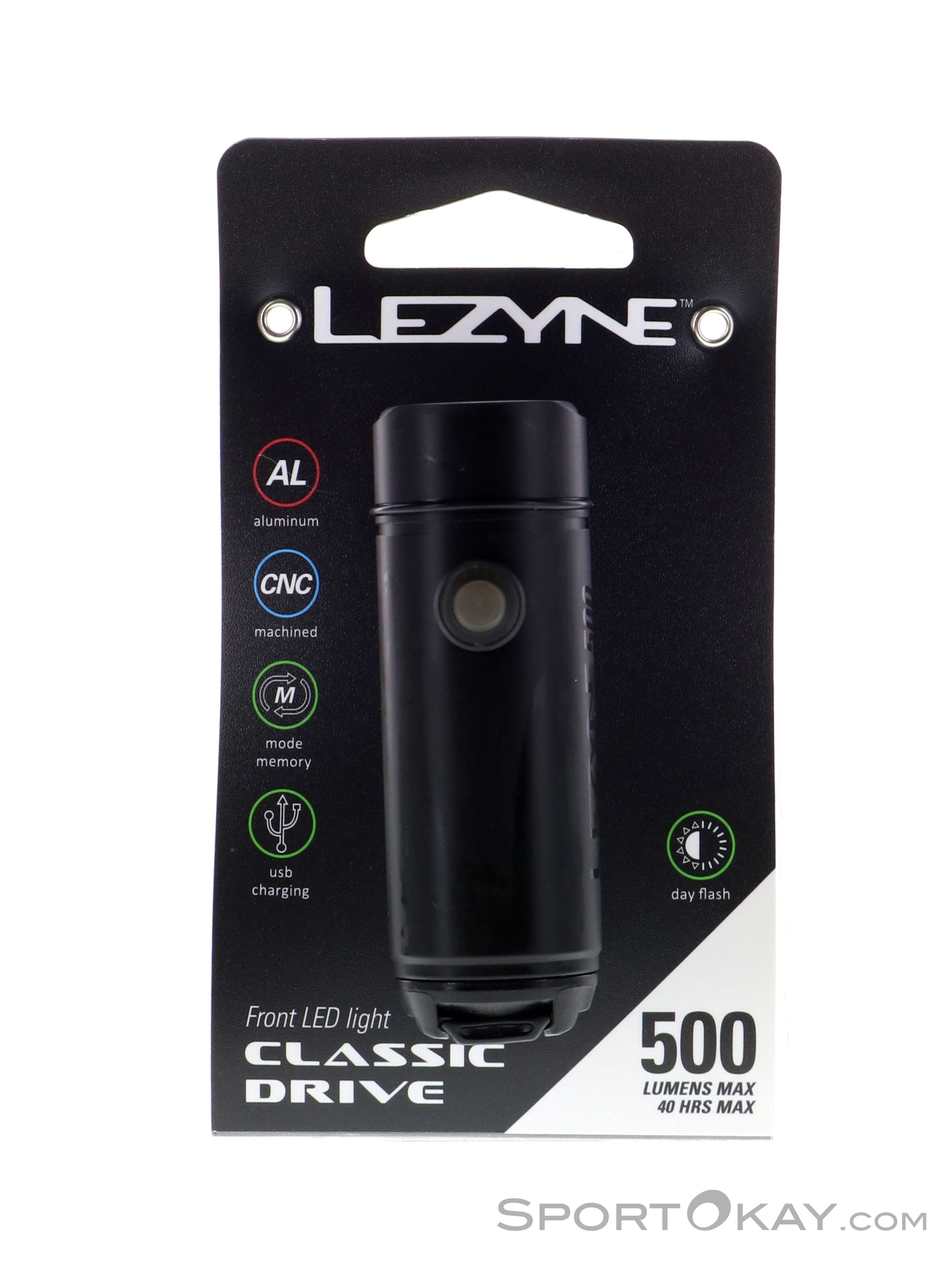 Lezyne Classic Drive 500 Bike Light Front Bike All - Main Image