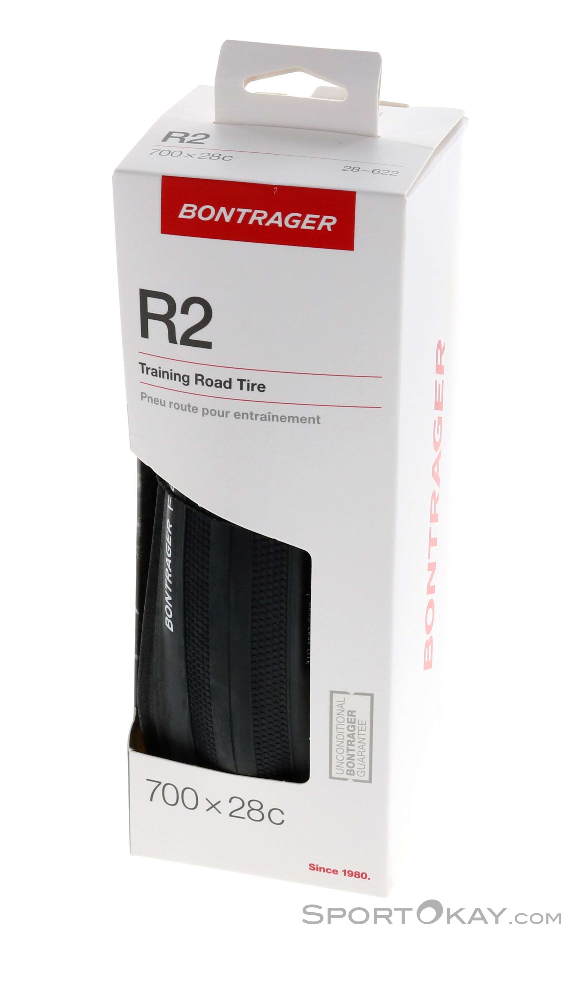 Bontrager R2 Hard-Case Lite 60a 700C Tire - Tire & Tube