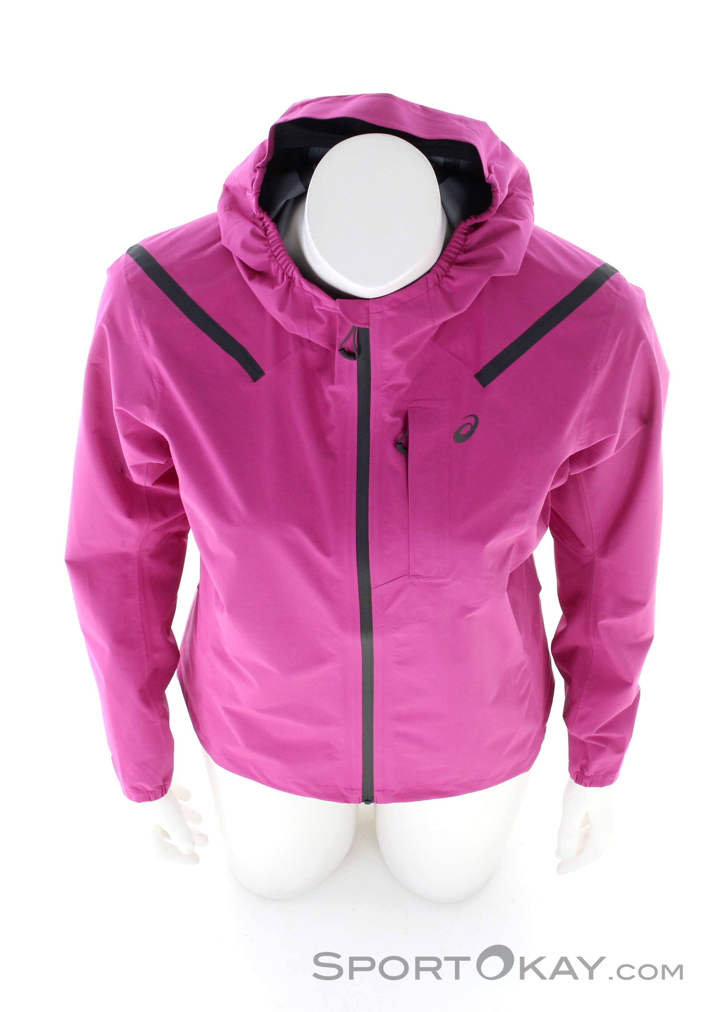 Waterproof Jacket Asic Laufjacke Damen ASICS METARUN SHIBORI