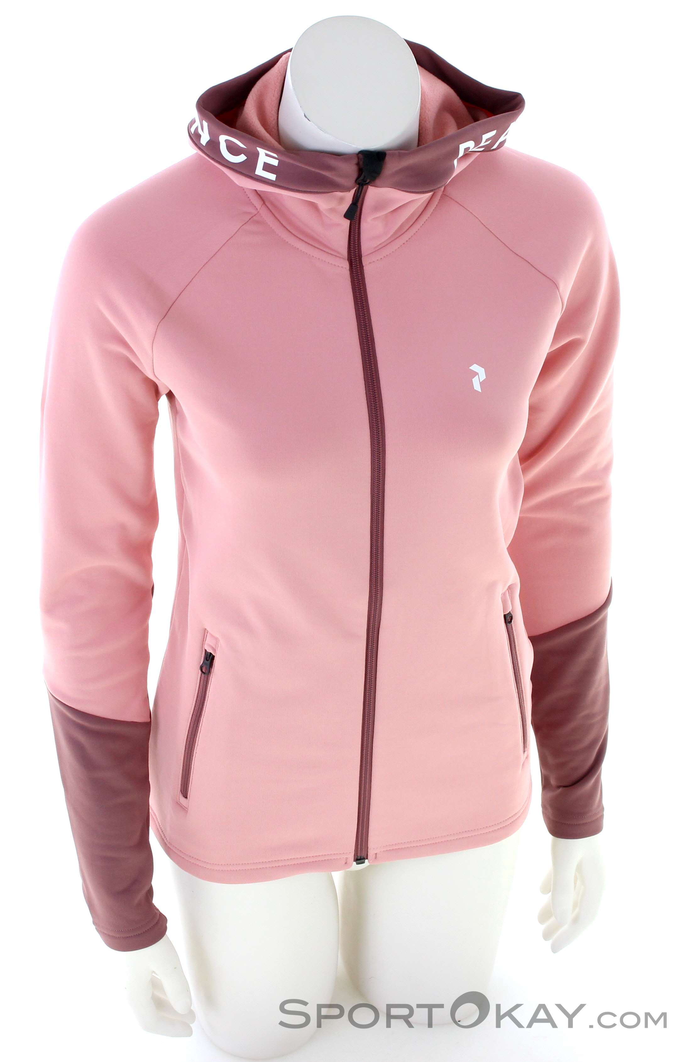 Peak Performance Rosa Hoodie Damen Peak Performance Rider Zip Hood