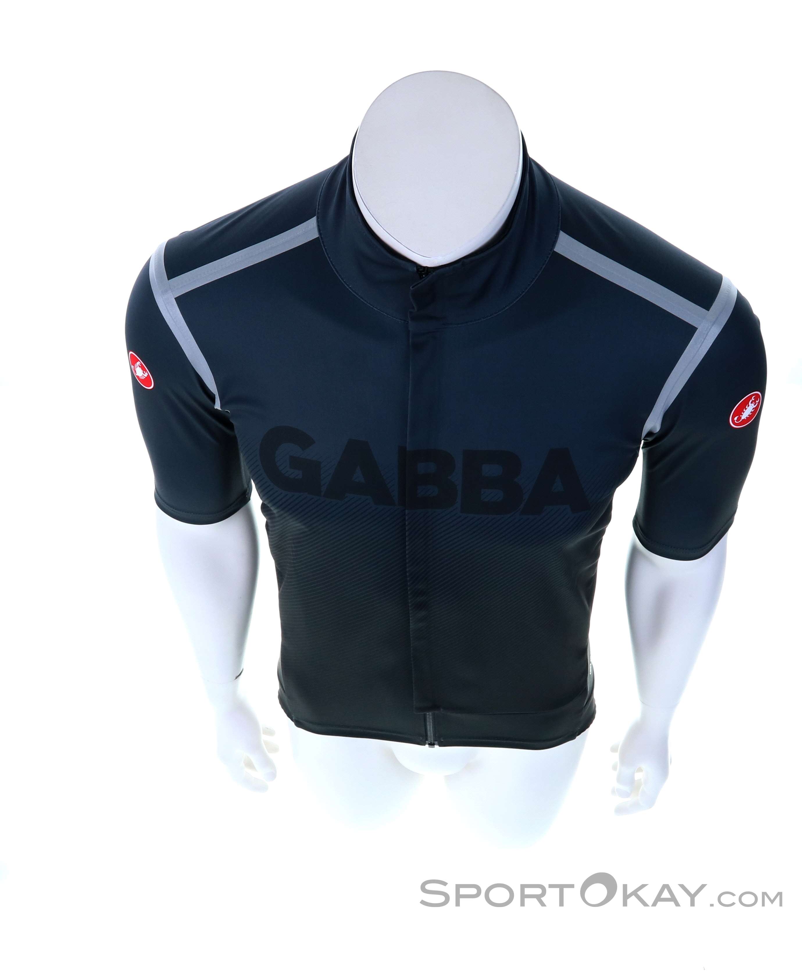 Castelli Aero Race 6.0 Jersey T-Shirt Homme, Savile Blue/Pro Red, XXL Pas Cher