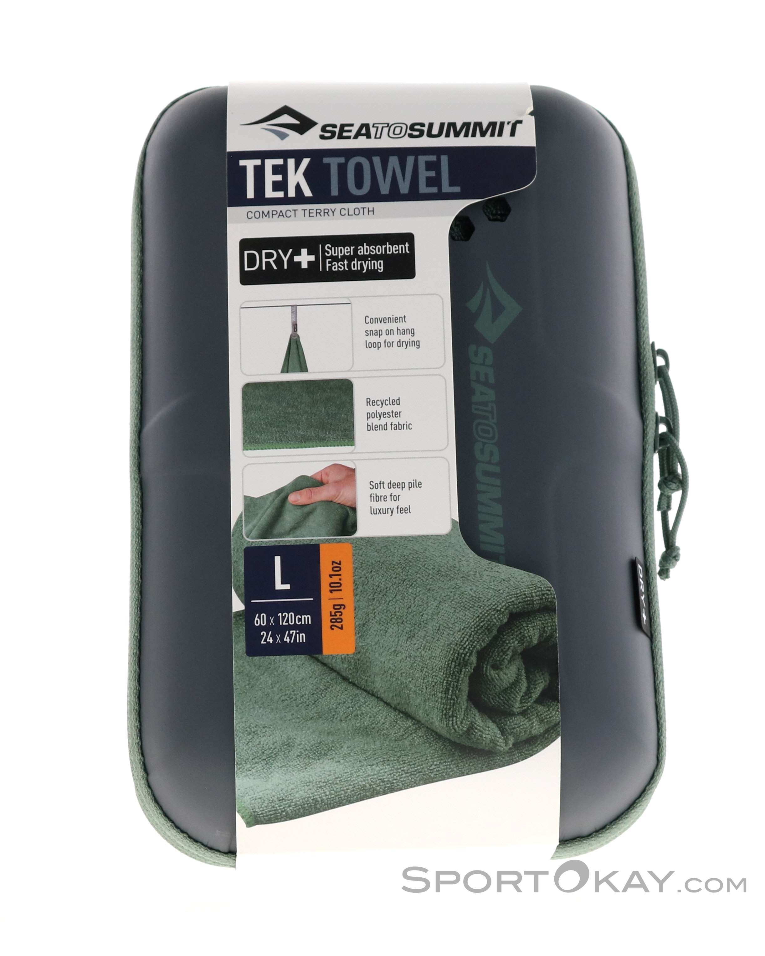 Serviette Technique SEATO SUMMIT TEK XS – Mixte, Couleur Gris-olive – Conçue Pour L’aventure Et Le Quotidien - 8
