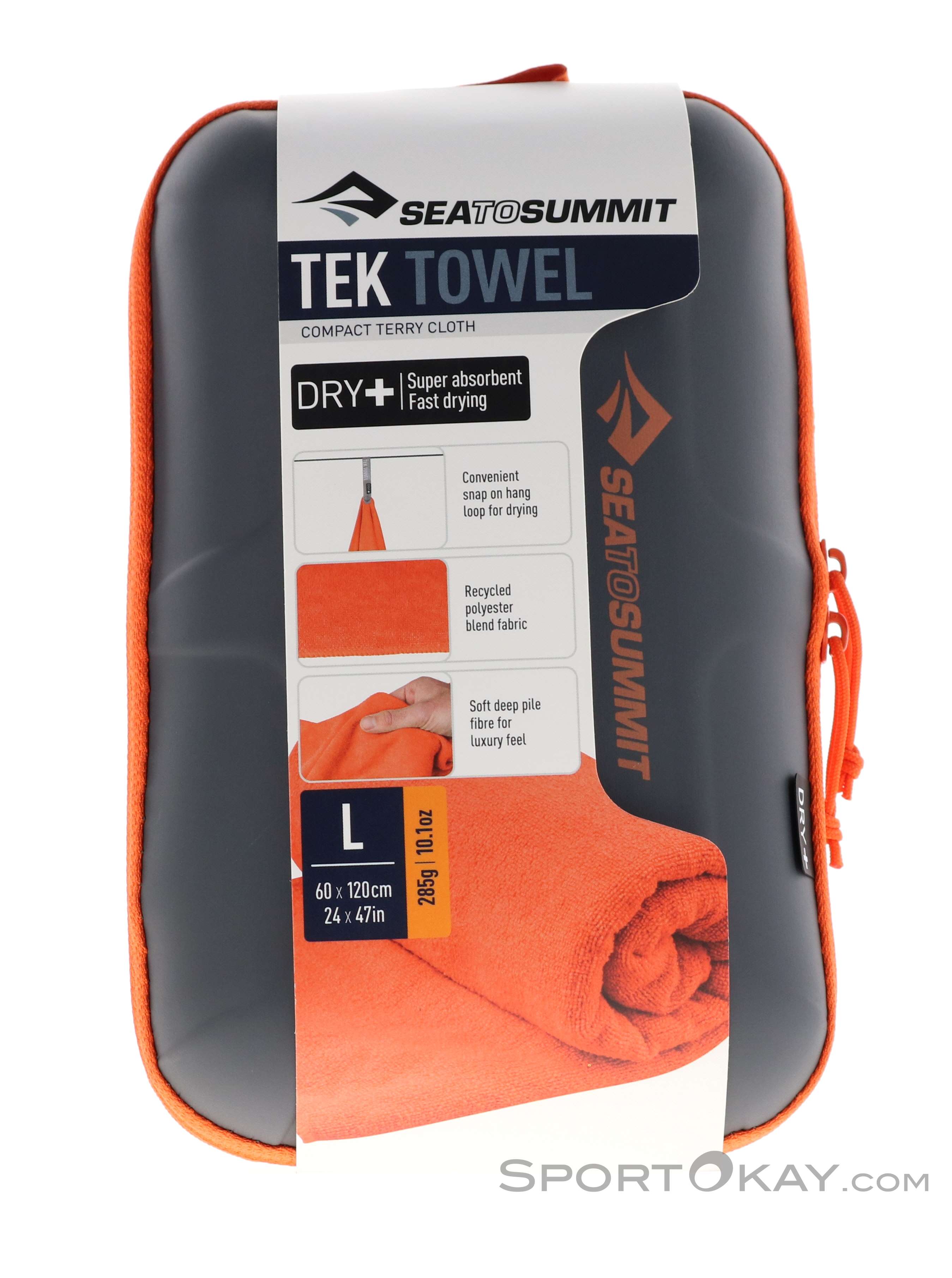 Serviette Technique SEATO SUMMIT TEK XS – Mixte, Couleur Gris-olive – Conçue Pour L’aventure Et Le Quotidien - 10