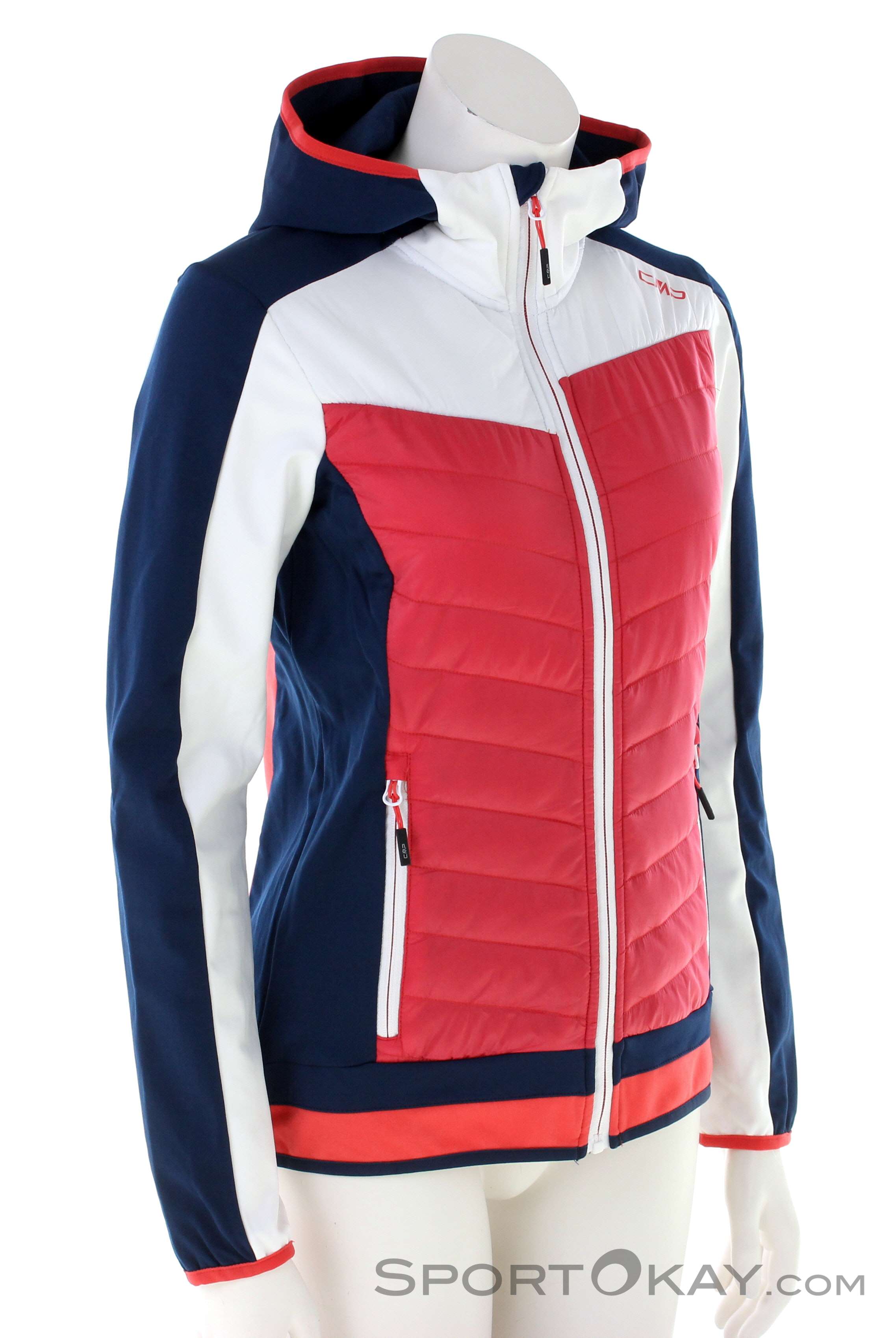 Veste Hybrid Hoodie - CMP - Femme - Imperméable - Respirant