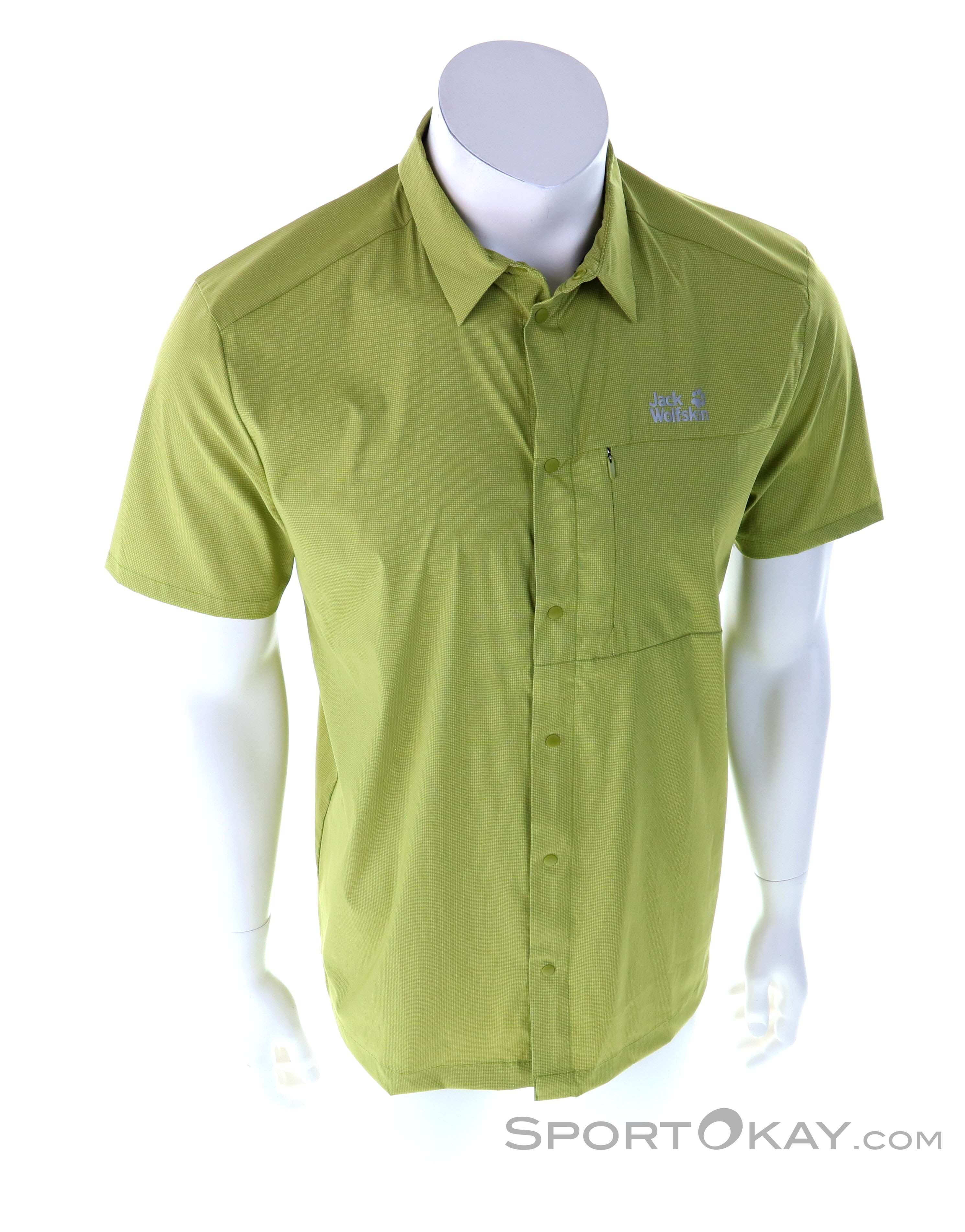 Jack Wolfskin Pack Go Mens T-Shirt Shirts T-Shirts Outdoor