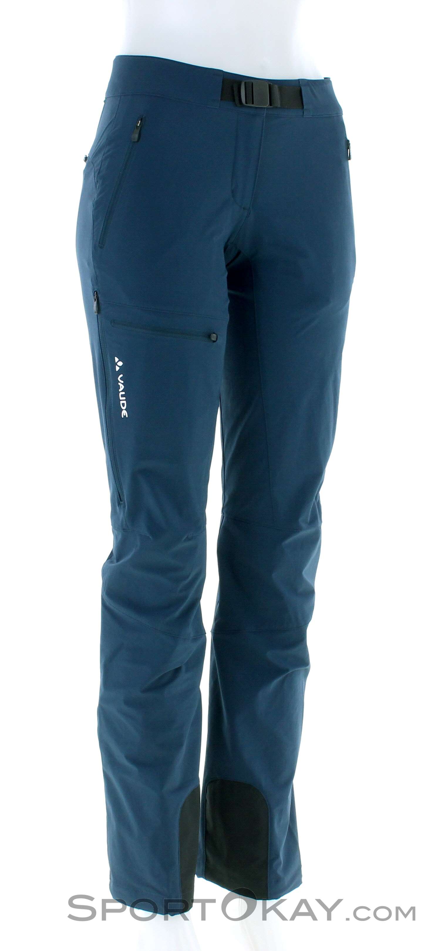 Pantaloni Da Trekking Donna VAUDE | Sportivi, Leggeri E Elastici | Vita Regolabile, Tasche Con Cerniera | Taglia 44, Sostenibili