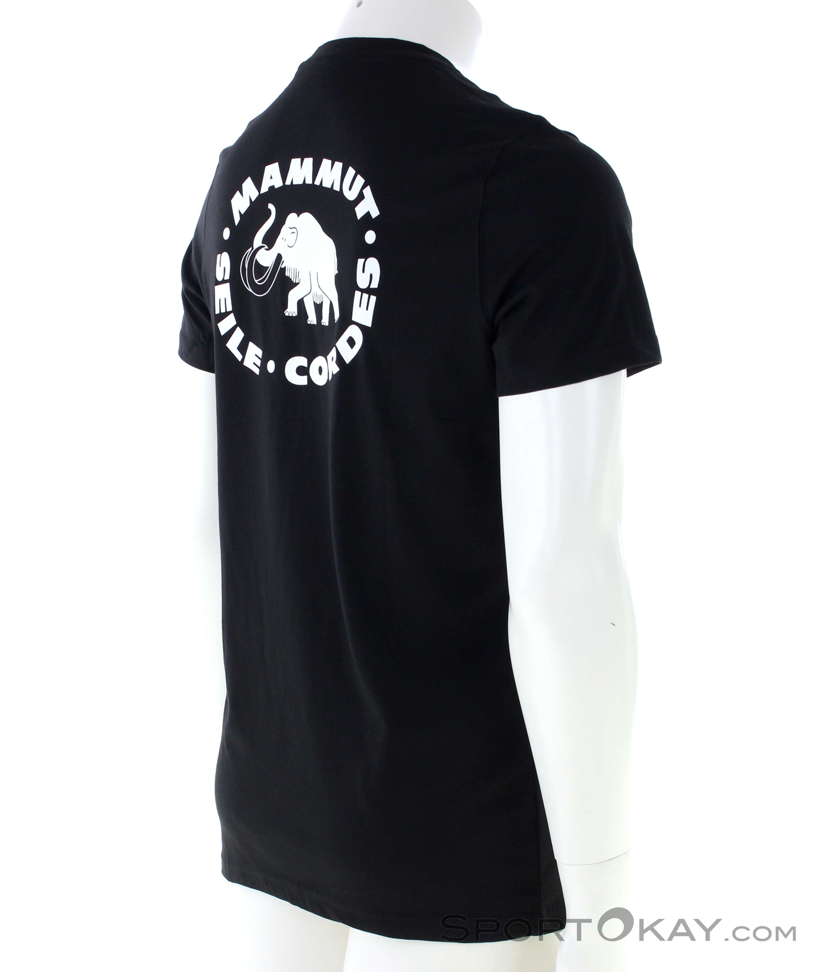 【岳と雪】MAMMUT　マムート　SEILE TEE　ザイル　Tシャツ　シンプル　BLACK　ブラック　Lサイズ Mammut Seile Tee Women\u0027s Climbing Bouldering T-shrit \u003cbr\u003eマムート