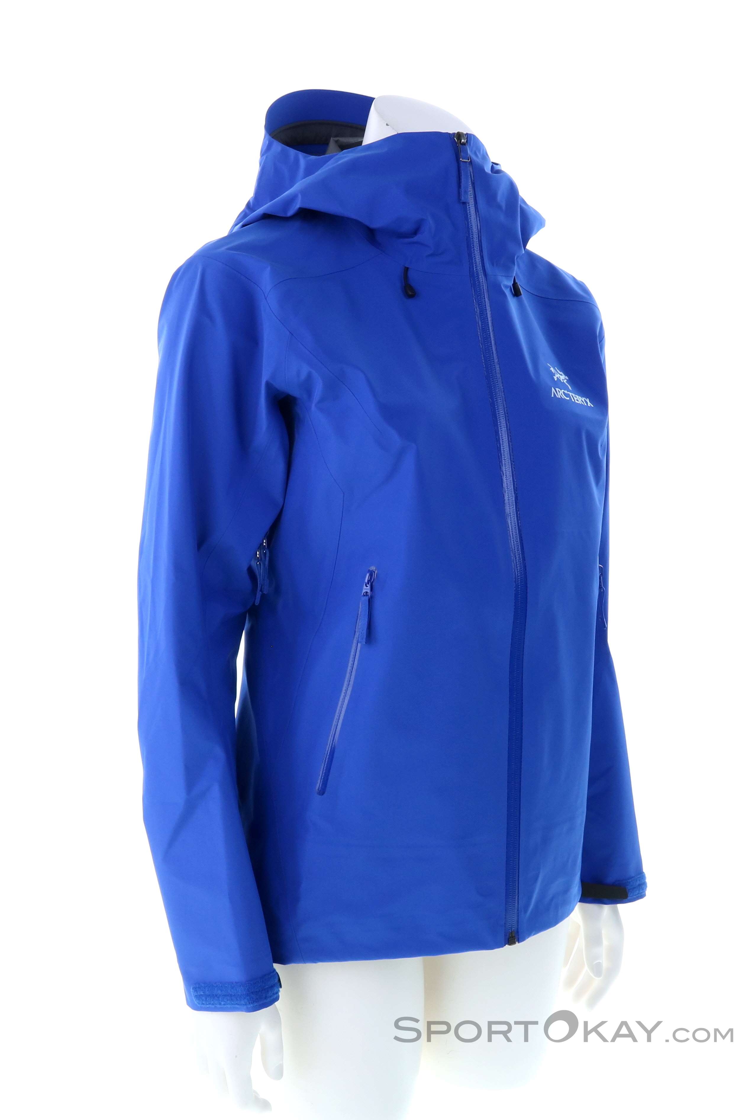 T-shirt Arc'teryx Femme Taille L Bleu - Randonnée Légère Extensible - Logo