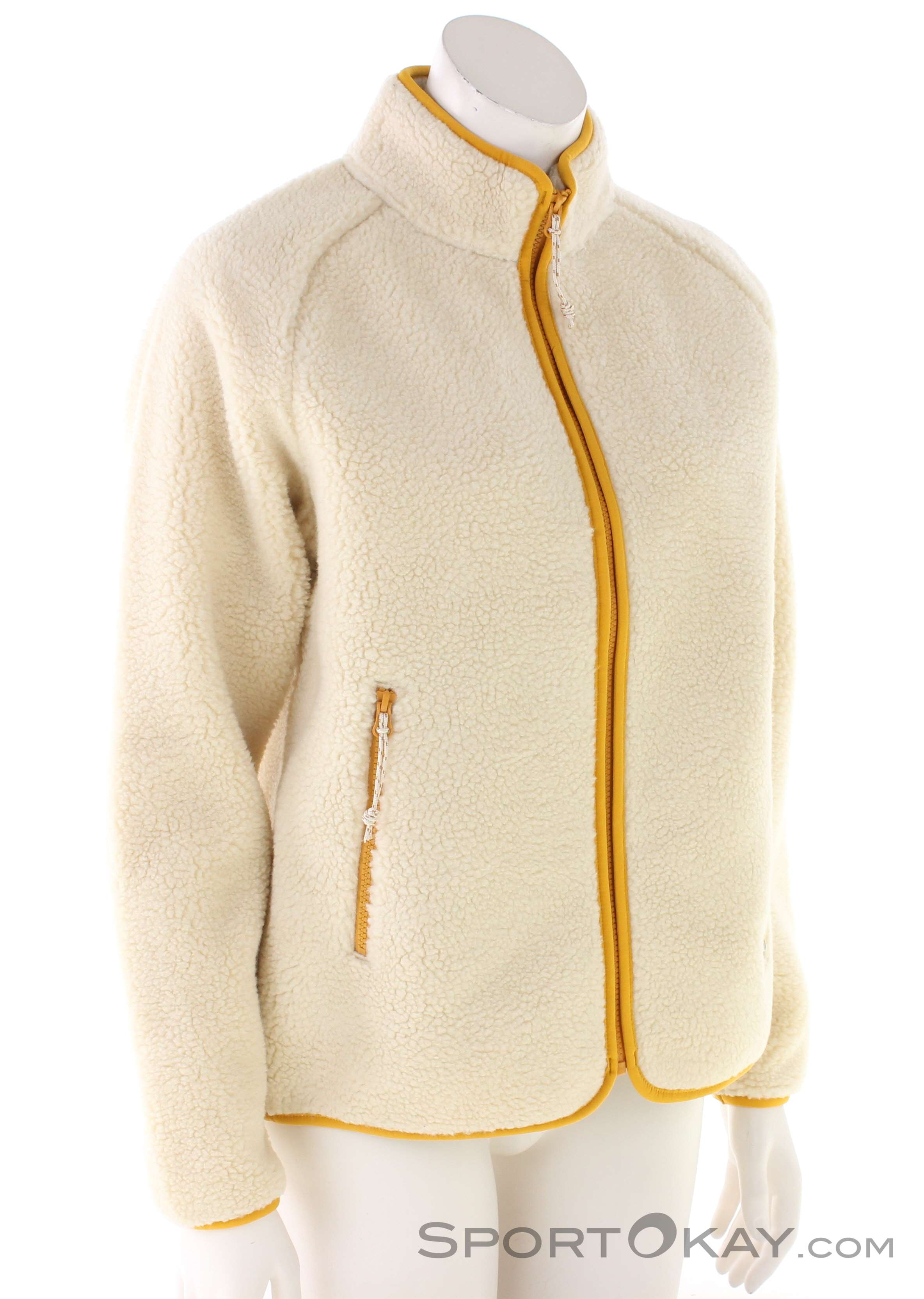 Pile Fleece Beige Fleece Jacket Women's Patagonia Womens