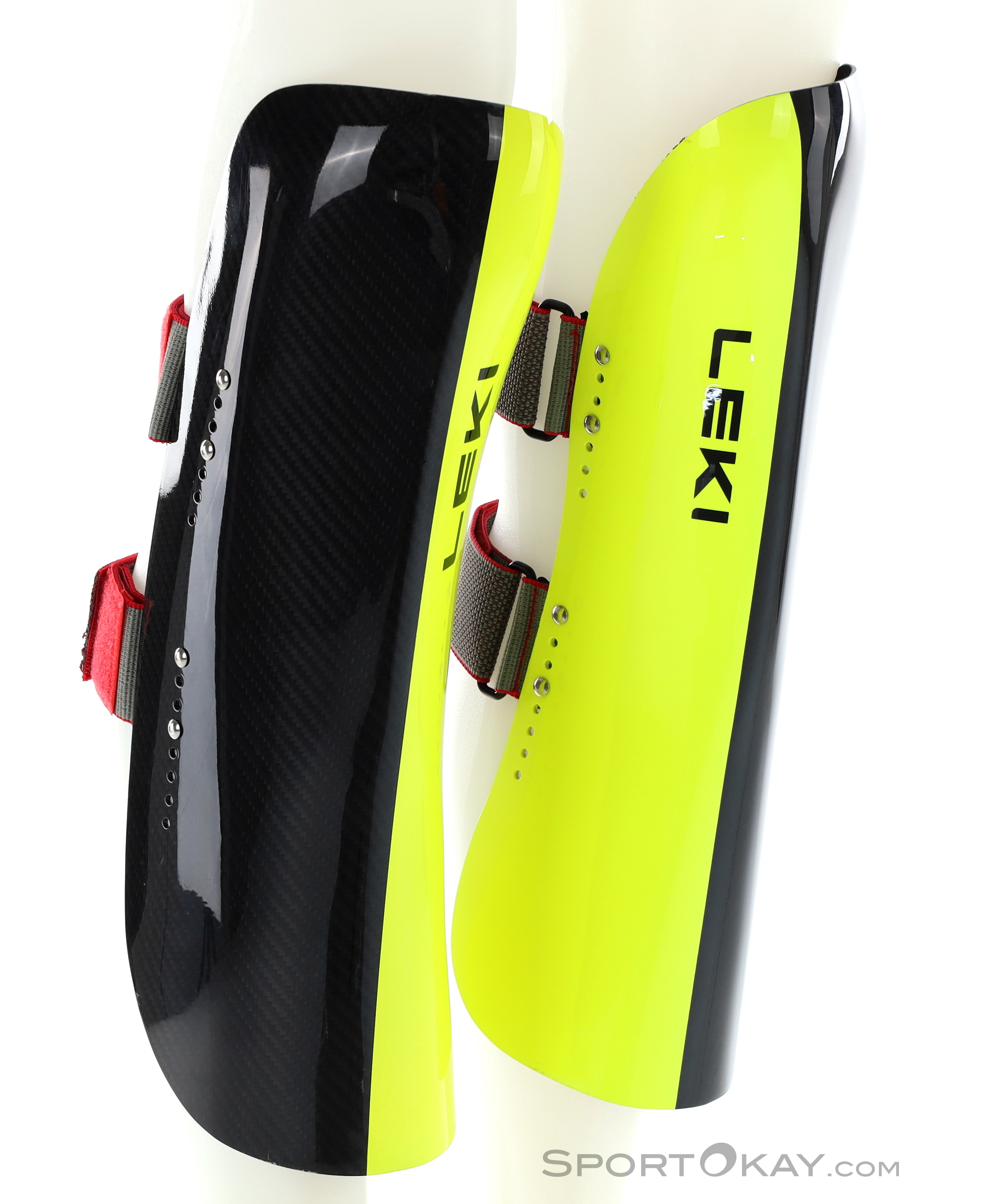 スキー SHIN GUARD CARBON 4RACE Leki Shin Guard Carbon 4Race Shin Guards - Protectors - Ski