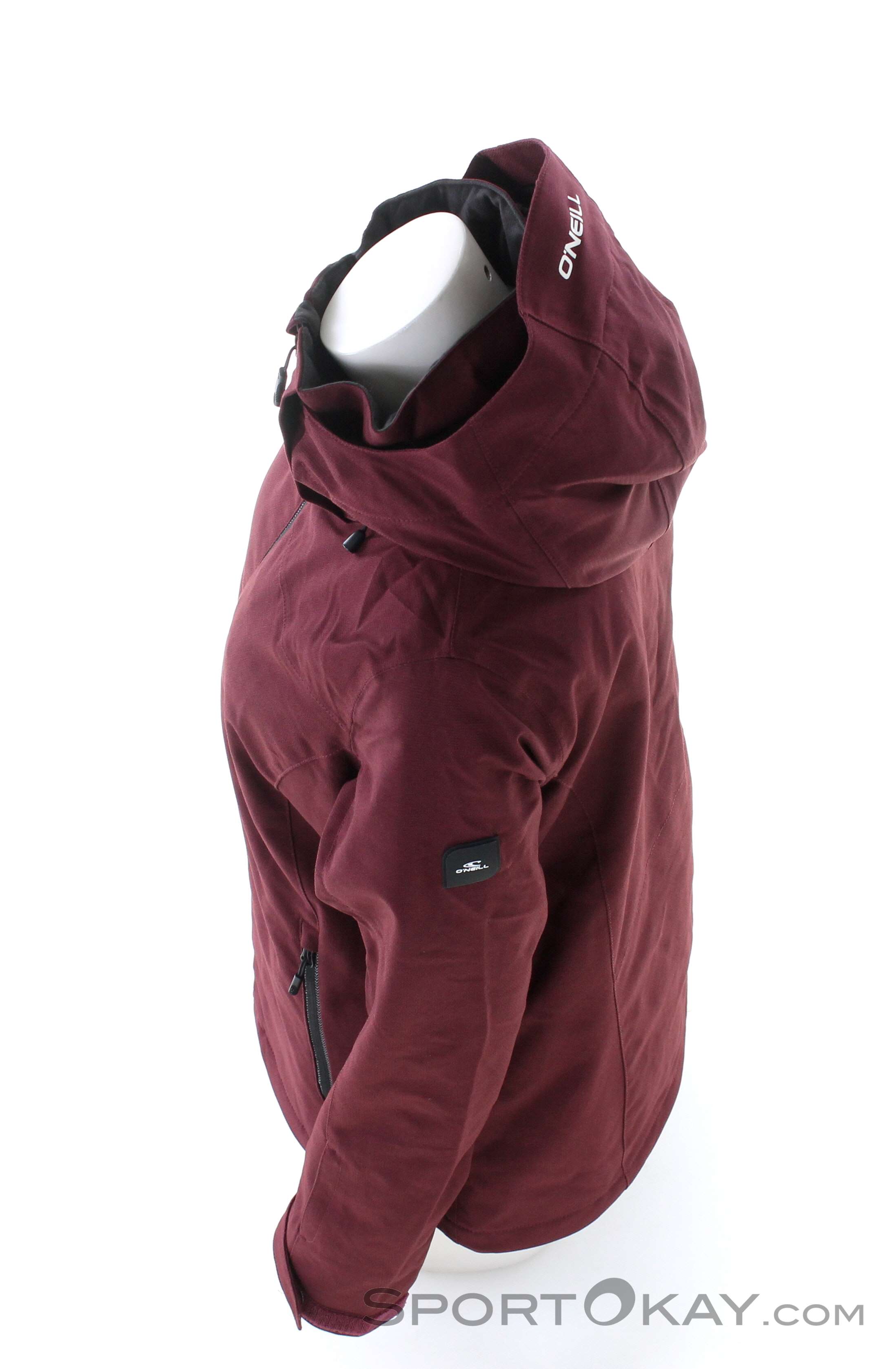 Burgundy Weinrote Skijacke Damen Damen Ski- Und Snowboardjacke
