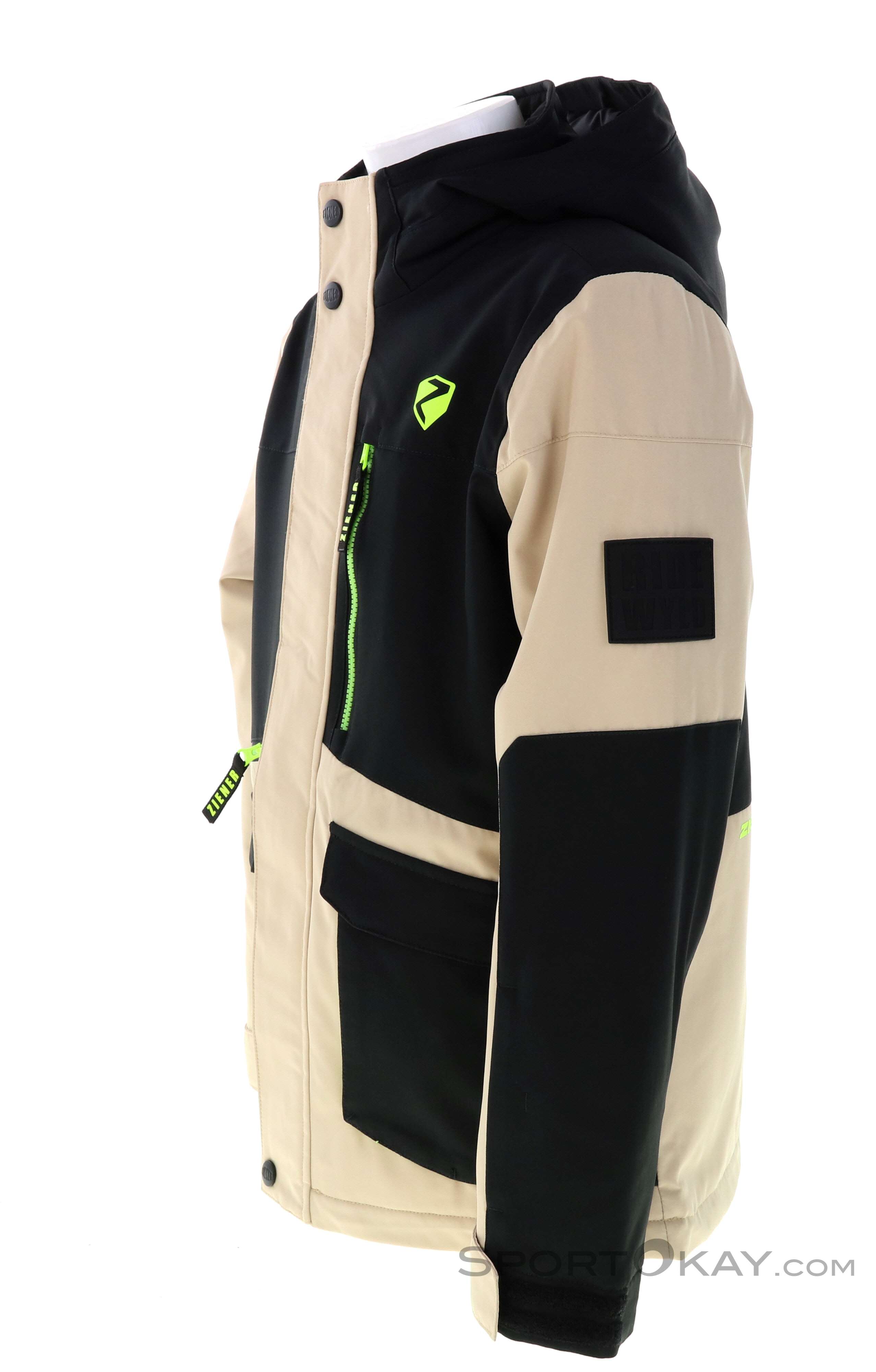 Ziener Agonis Boys Ski Jacket - Waterproof Padded Winter Jacket With Aquashield Membrane