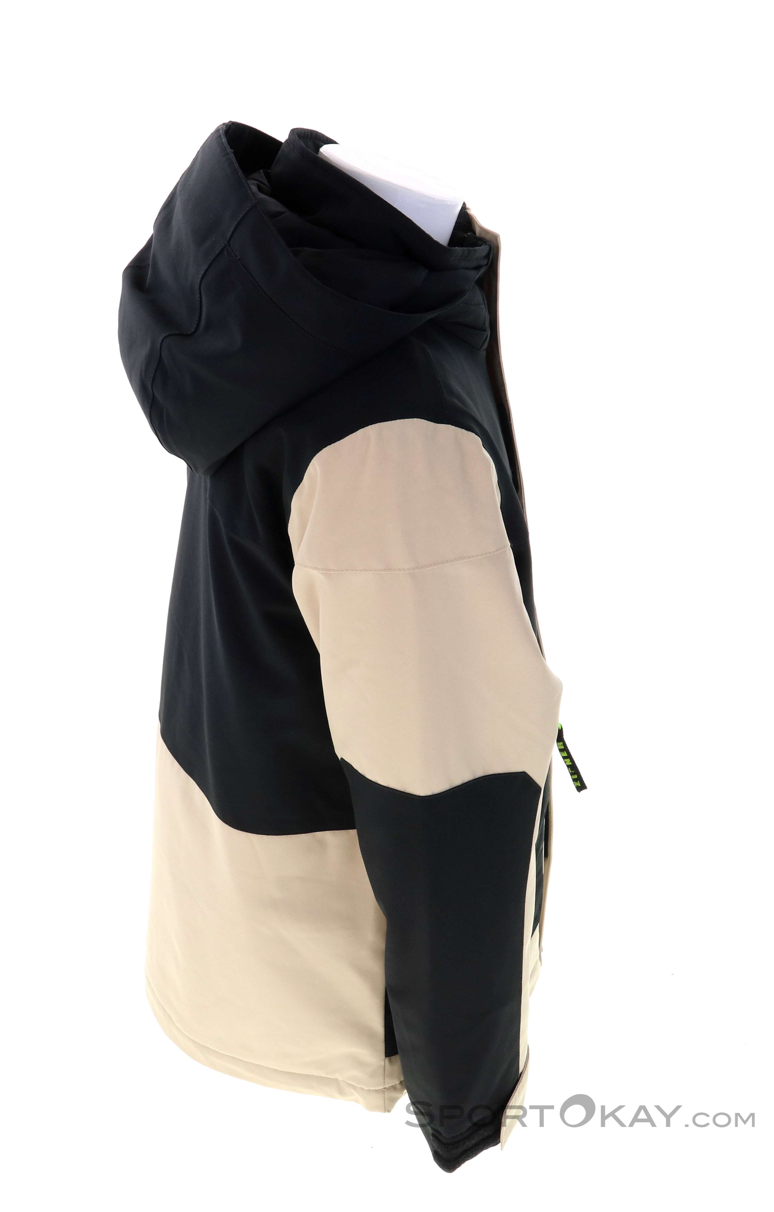 Ski Jacket Boys Ziener Boys Ski Jacket - AGONIS Black Waterproof Snow
