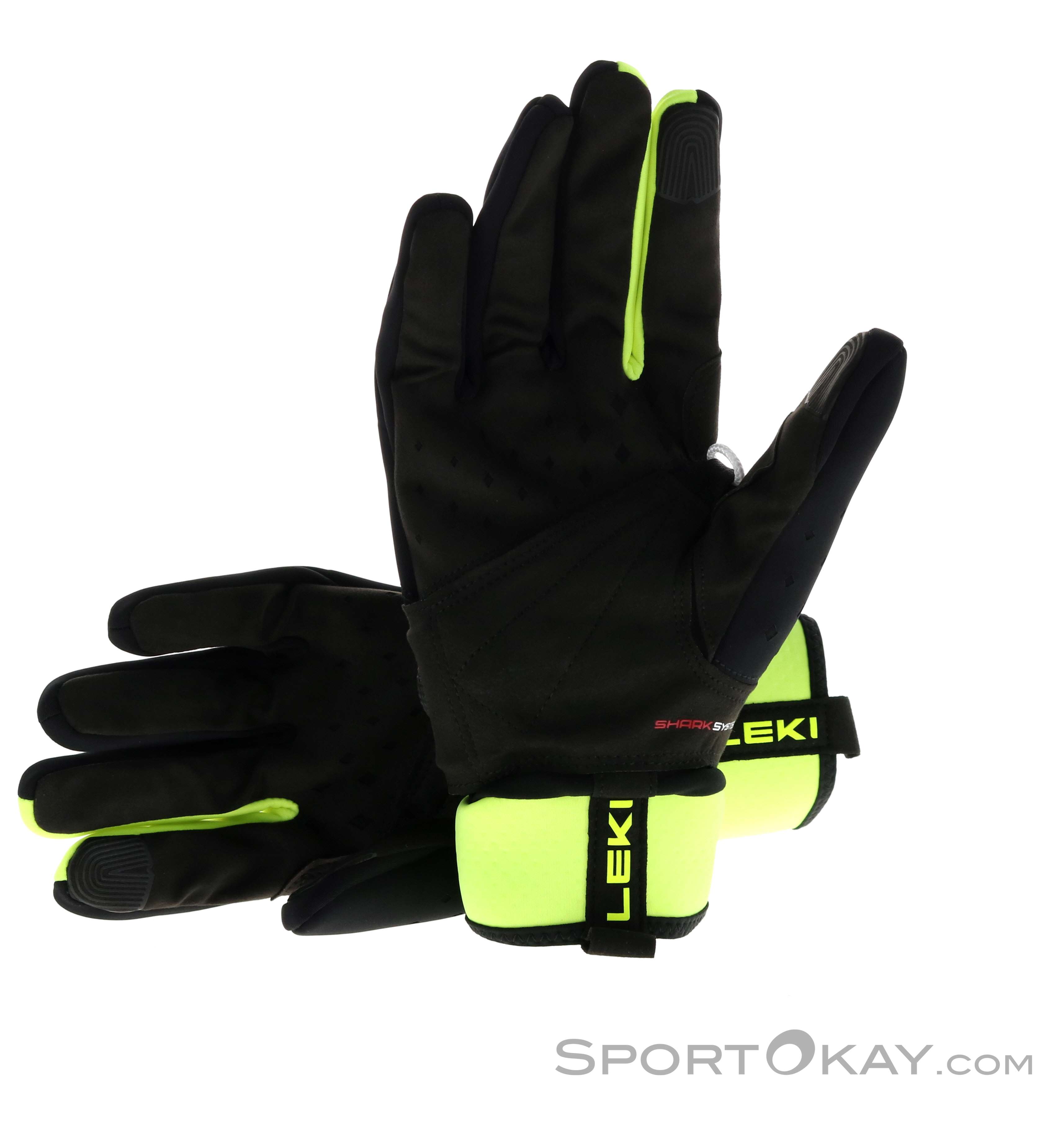 Gants LEKI PRC Boa Shark Pour Ski De Fond / Patinage - Noir, Taille EU 8 | Respirants, Séchage Rapide - 8
