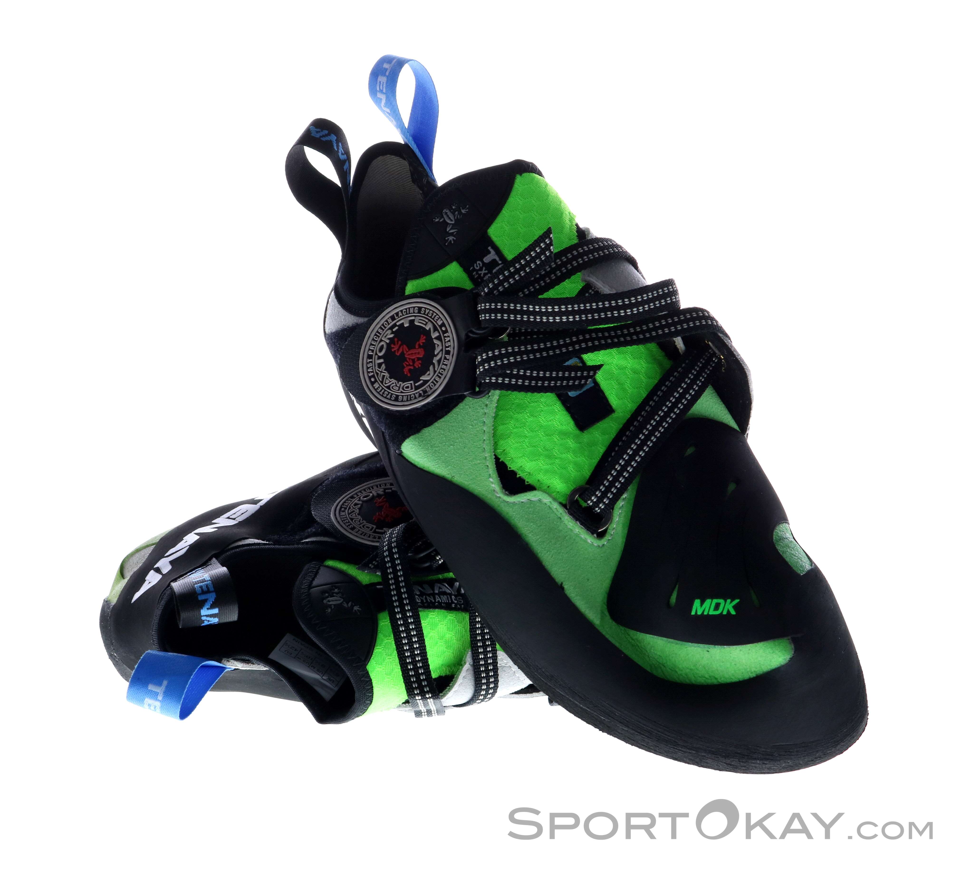 Tenaya Mundaka Climbing Shoes Draxtor Men 7.5 Womens 8.5 EU 41 Black Green Spain Tenaya Mundaka Climbing Shoes - Velcro Fastener - Climbing  main image 3