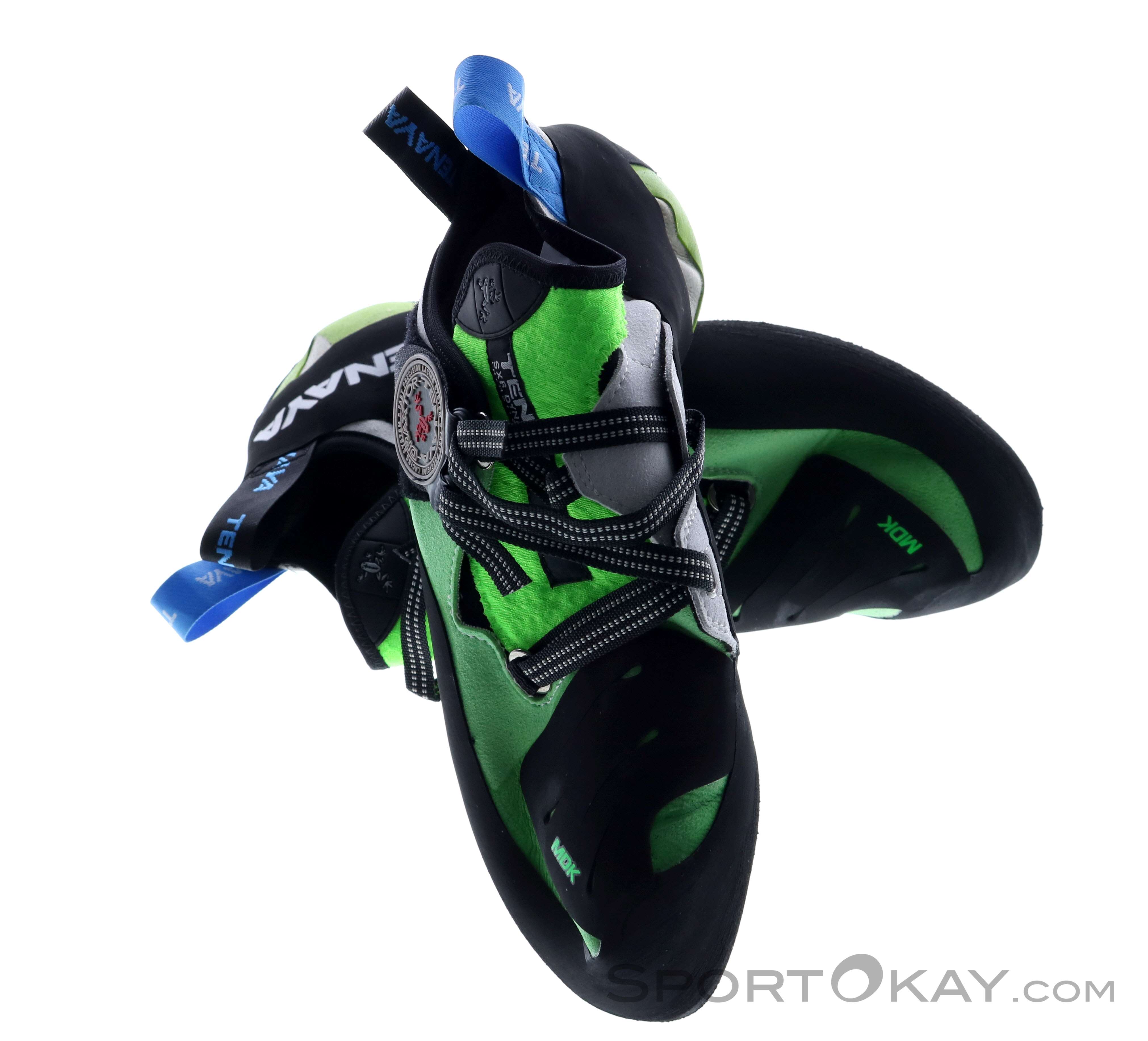 Tenaya Mundaka Climbing Shoes Draxtor Men 7.5 Womens 8.5 EU 41 Black Green Spain Tenaya Mundaka Climbing Shoes - Velcro Fastener - Climbing  main image 2