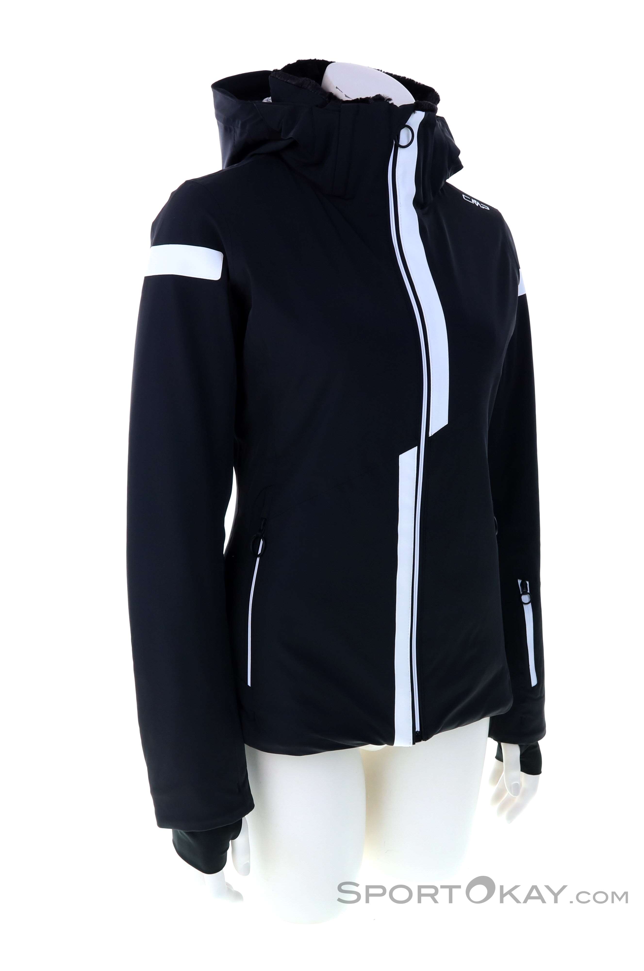 CMP Zip Hood Women Ski Jacket