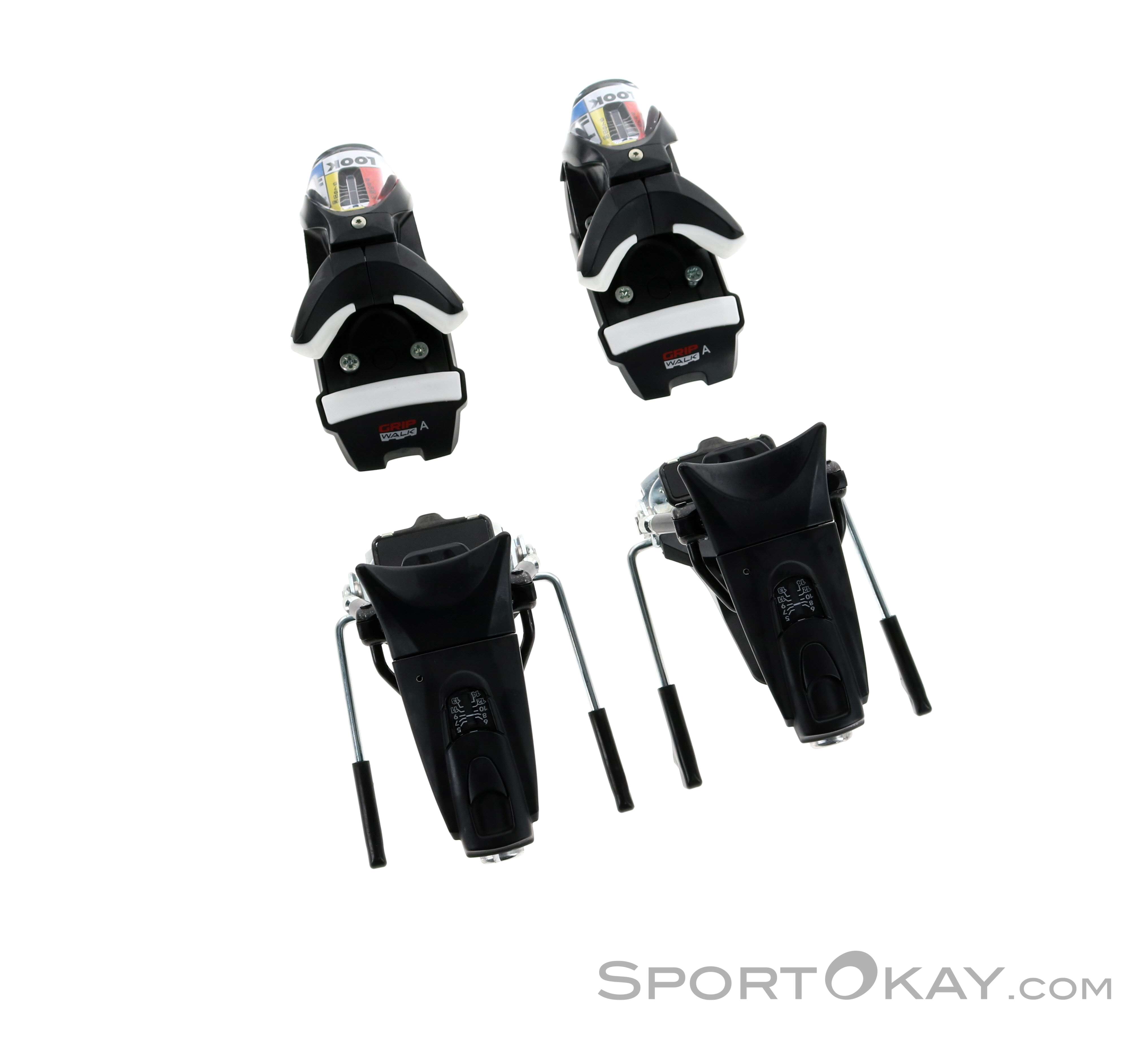 LOOK Pivot 14 GW Ski Bindings (95mm Brake) - Aluminum Race Toe, Turntable Heel, GripWalk Compatible