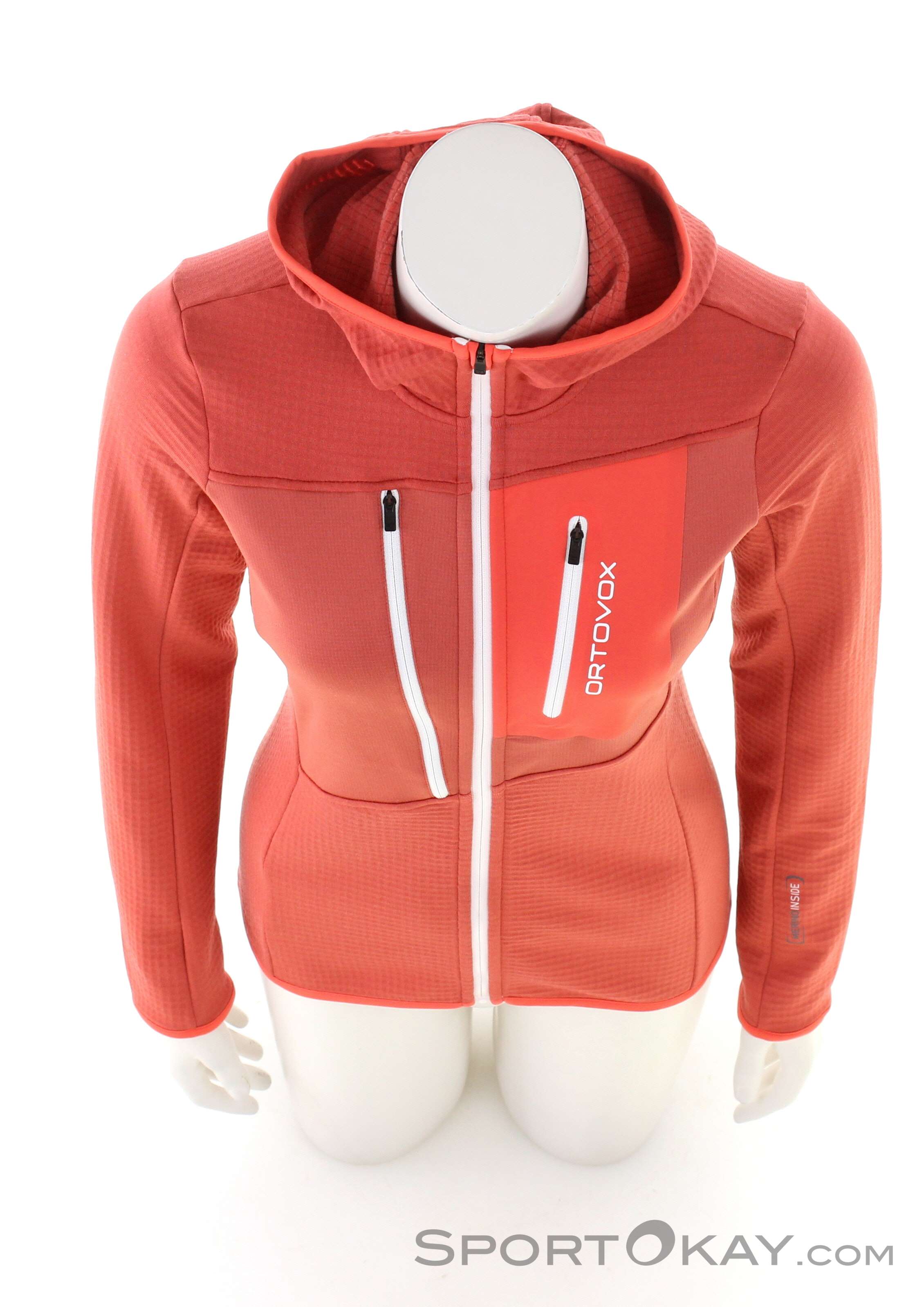 Ortovox Fleece Grid Hoody Women Fleece Jacket Ski Sweaters Ski