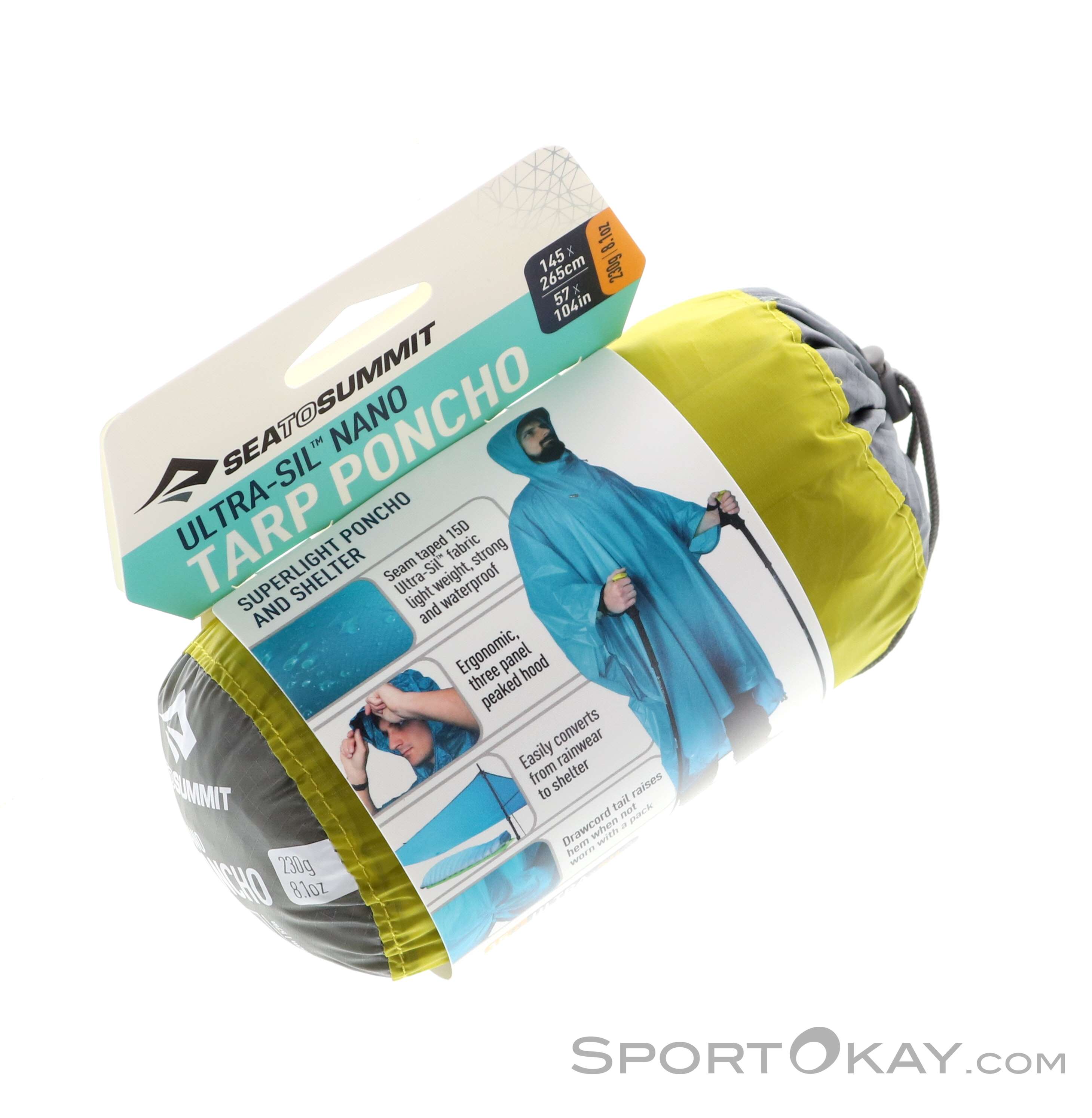 Rain Poncho Sea To Summit Poncho Tarp Sea To Summit Ultra-Sil Nano