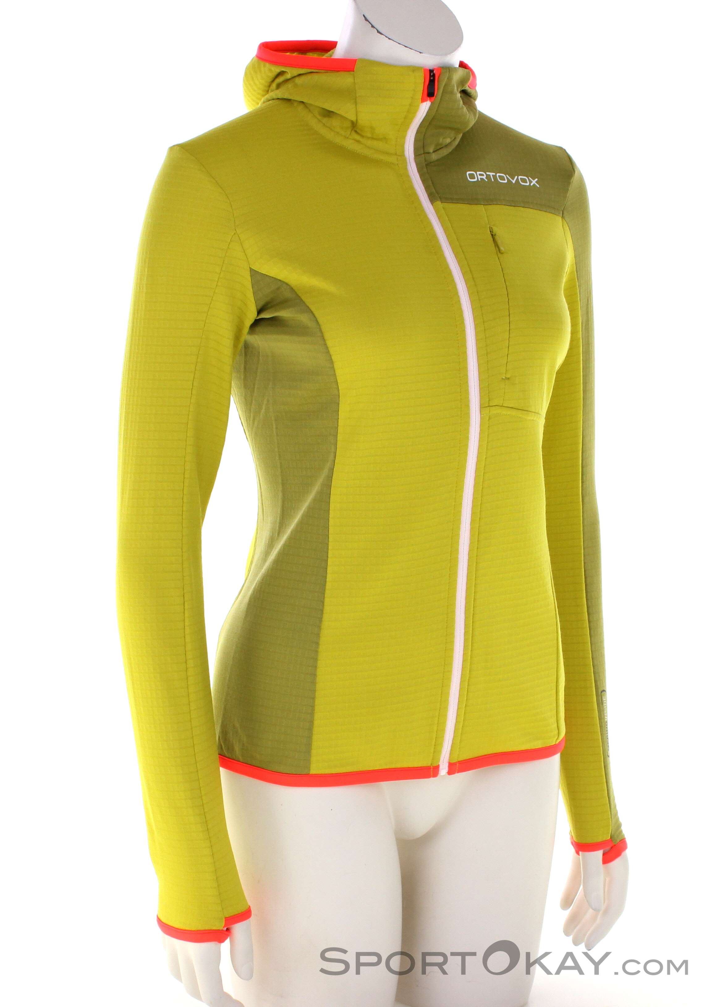 Light Grid Ortovox Damen Hoody W's Merino Fleece Ortovox - Main Image