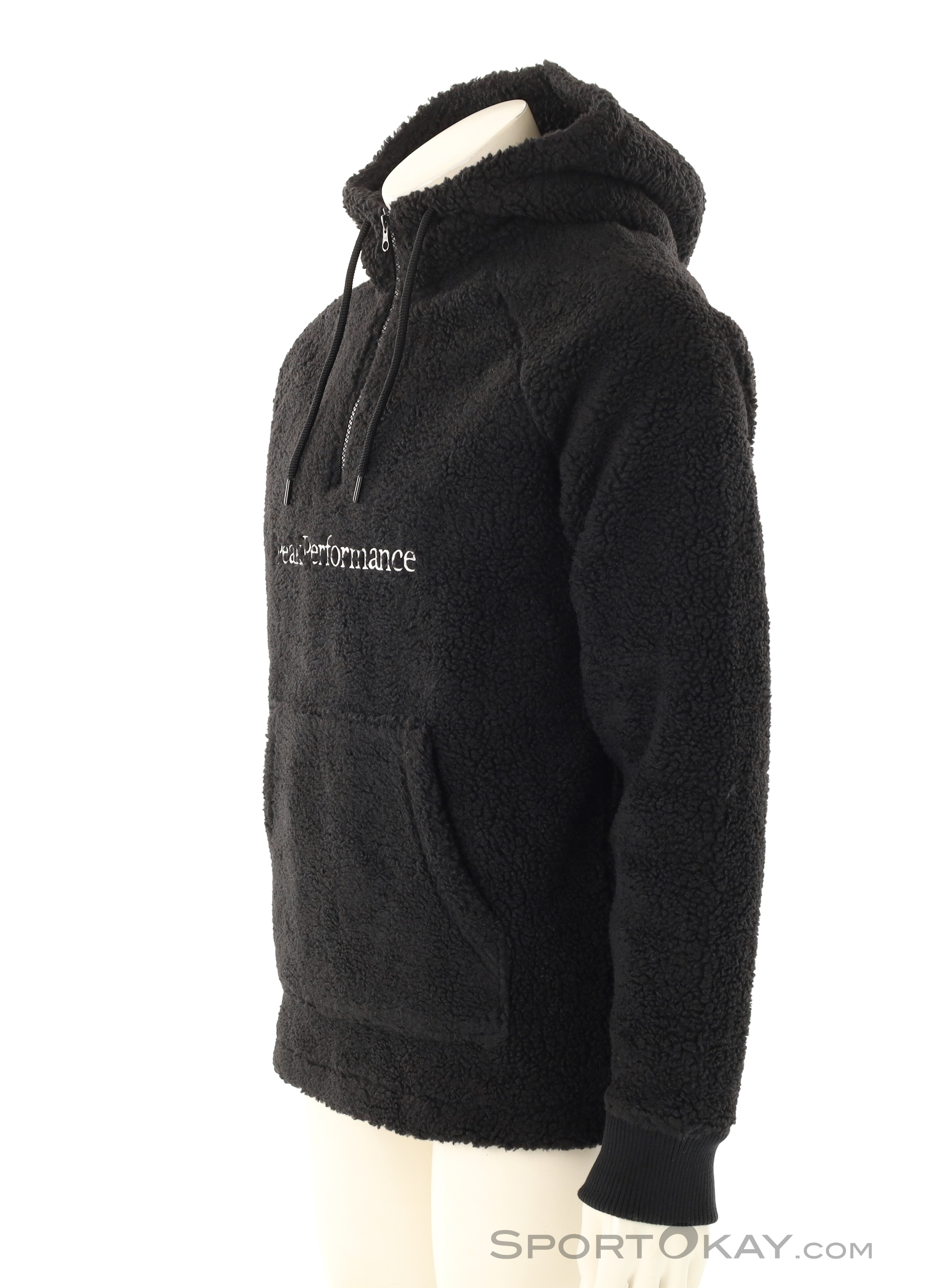 Hoodie Damen Peak Performance Original Pile Half Zip Hoodie