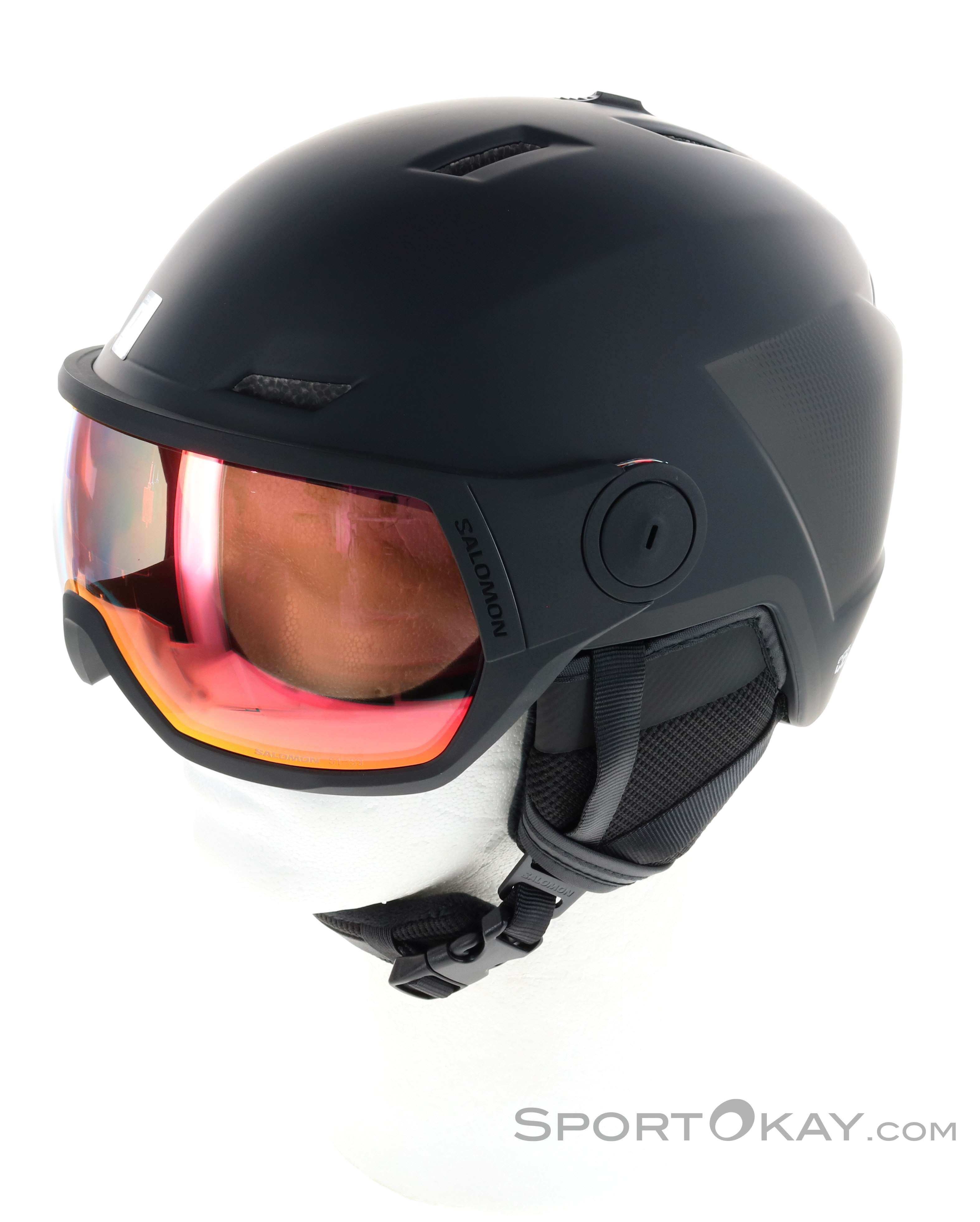 【4018】 SALOMON　PIONEER LT VISOR PHOTO Salomon Pioneer LT Visor Ski Helmet - Helmets Alpine Skiing