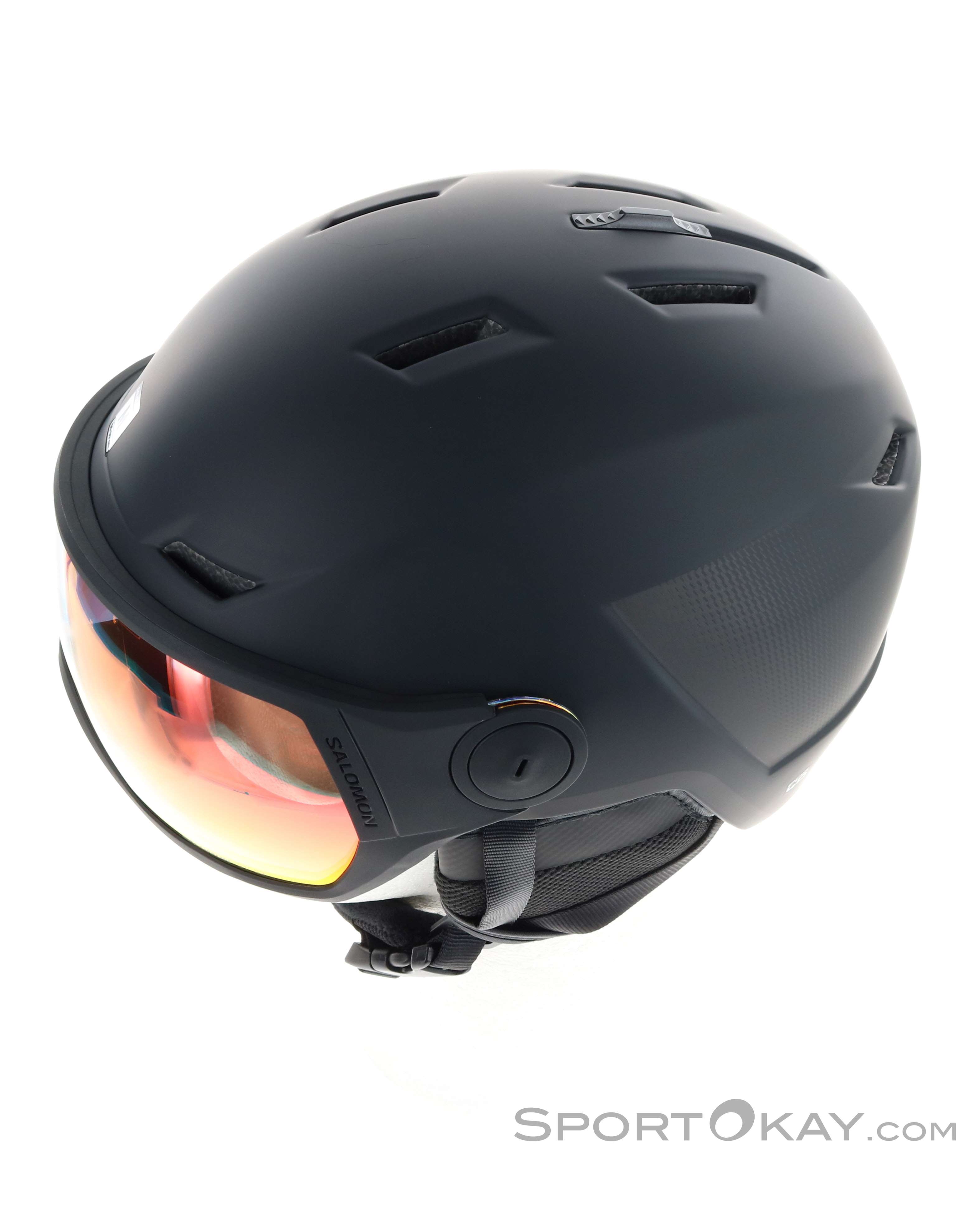 Salomon Pioneer LT Visor visor helmet Black | Snowinn