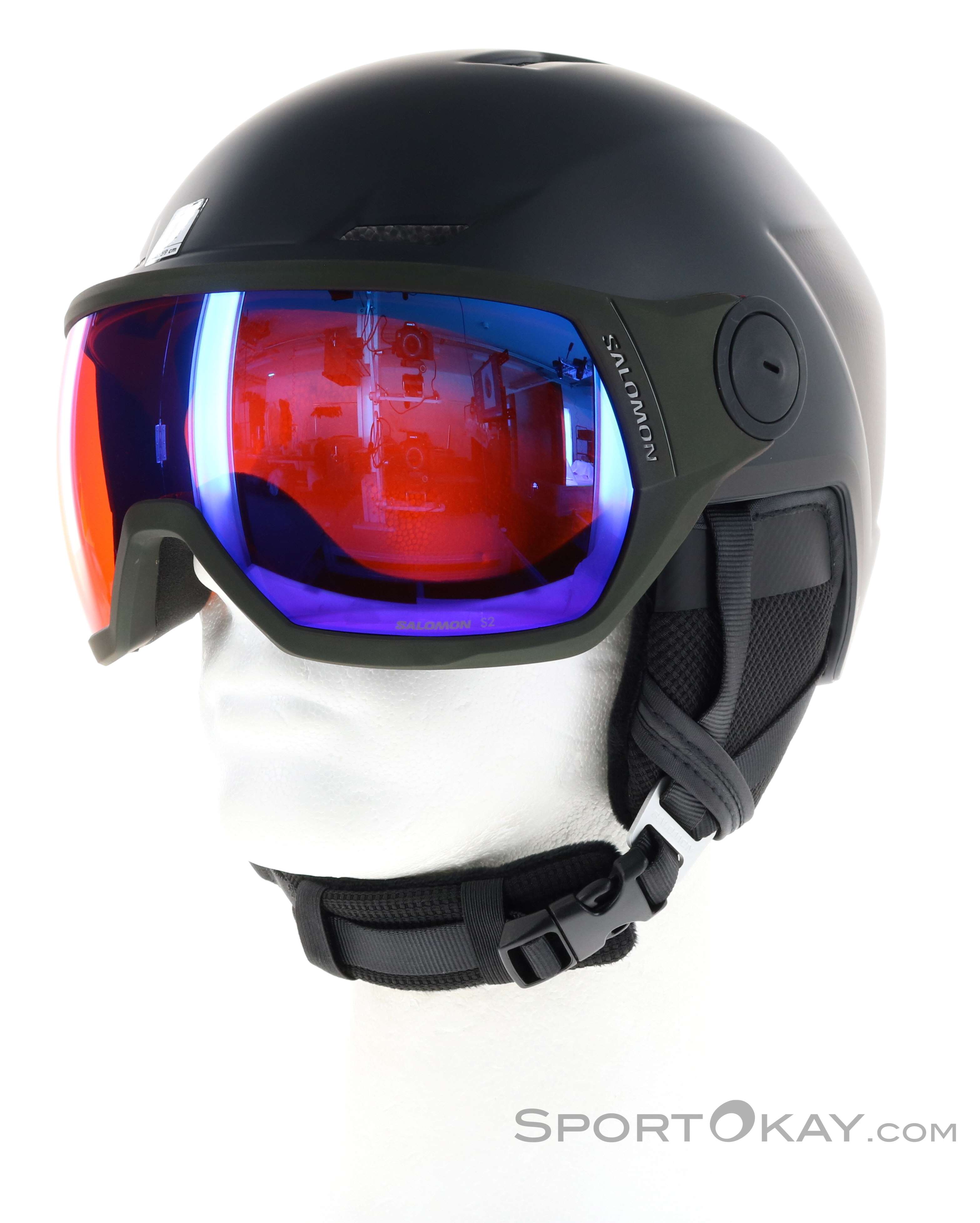 Salomon Pioneer LT Visor Skihelm - Skihelme - Skihelme
