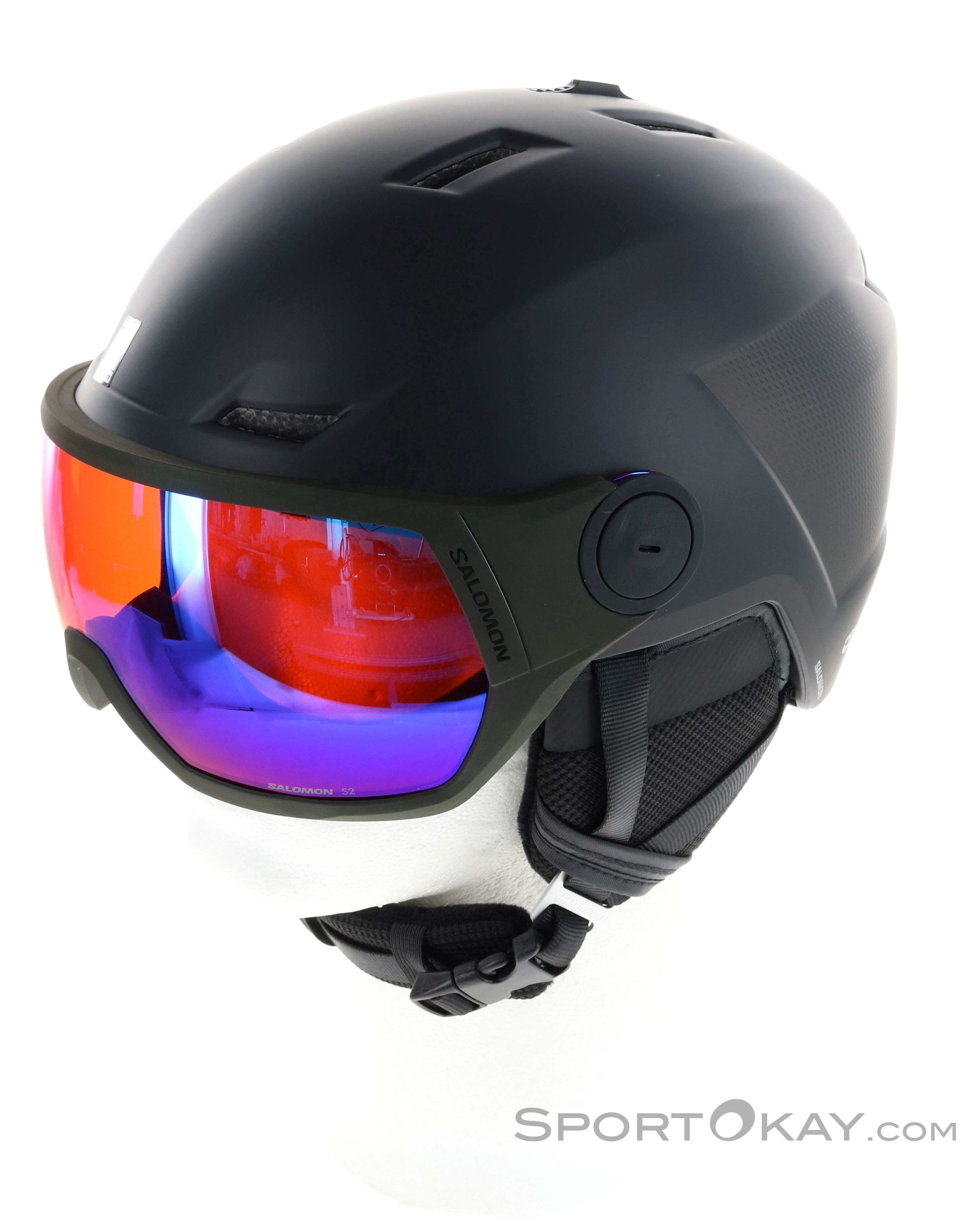 【4020】 SALOMON　PIONEER LT VISOR PHOTO Salomon Pioneer LT Visor Photo Sigma Helmets | Absolute-Snow