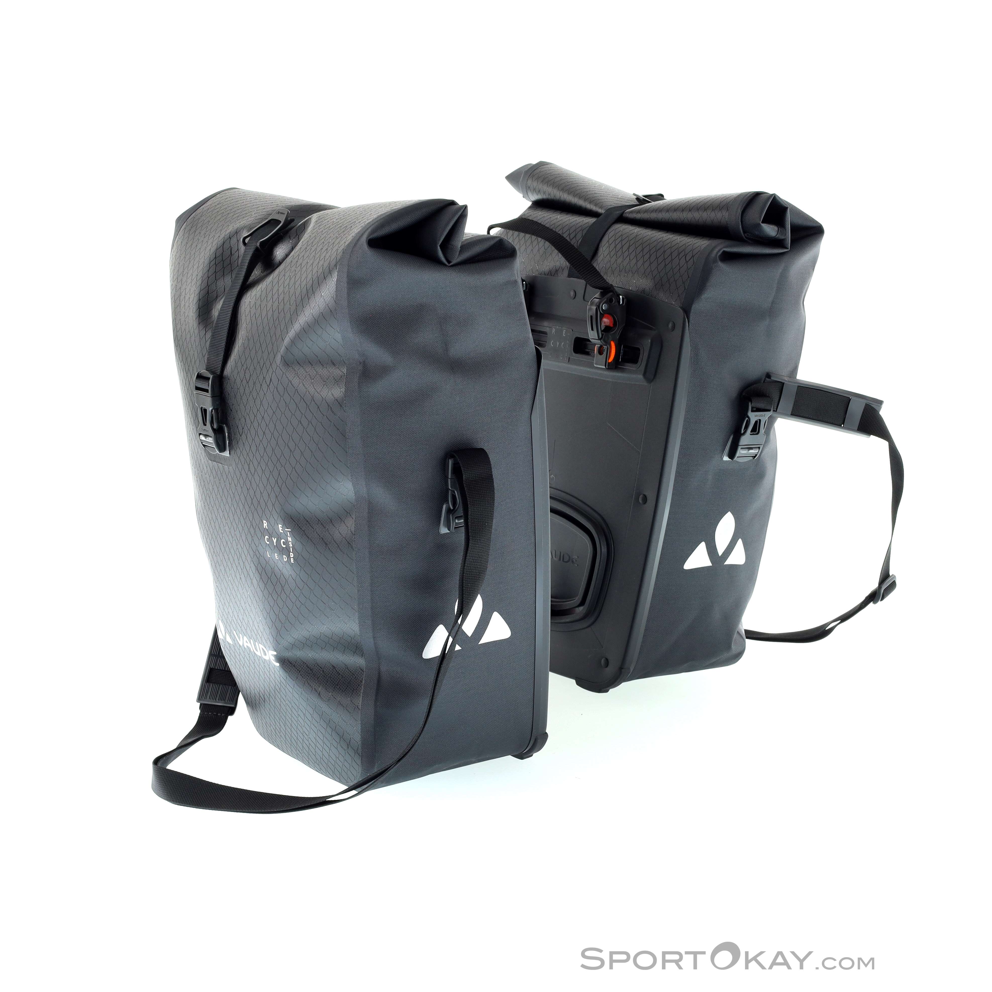 Sacoche étanche VAUDE Aqua Back Plus Pour Roue Arrière De Vélo - Fixation QMR 2.0, Matière Recyclée, Fabriqué En Allemagne