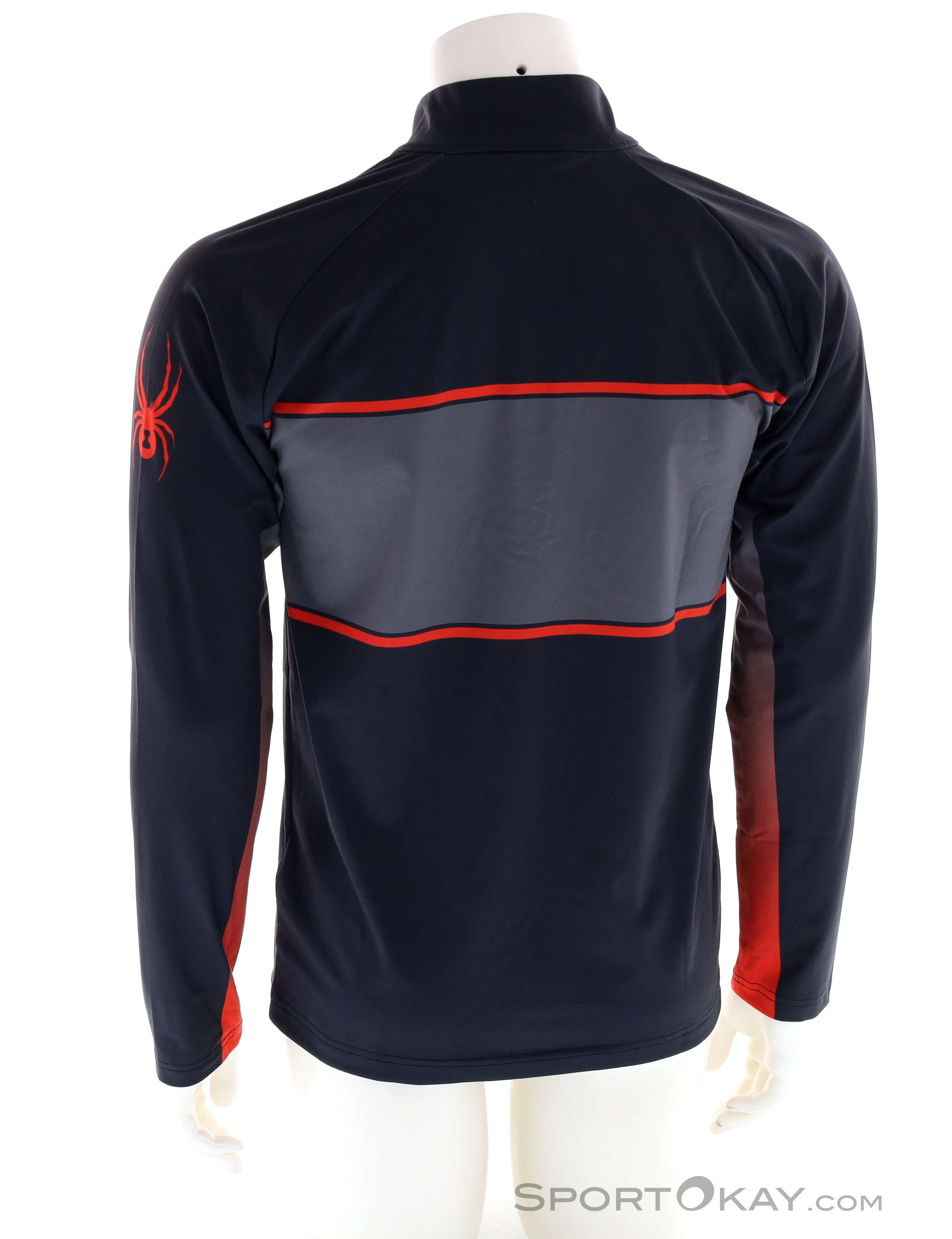 Spyder Paramount 1/2 Zip, heren, Acid Yellow, M, geel, M