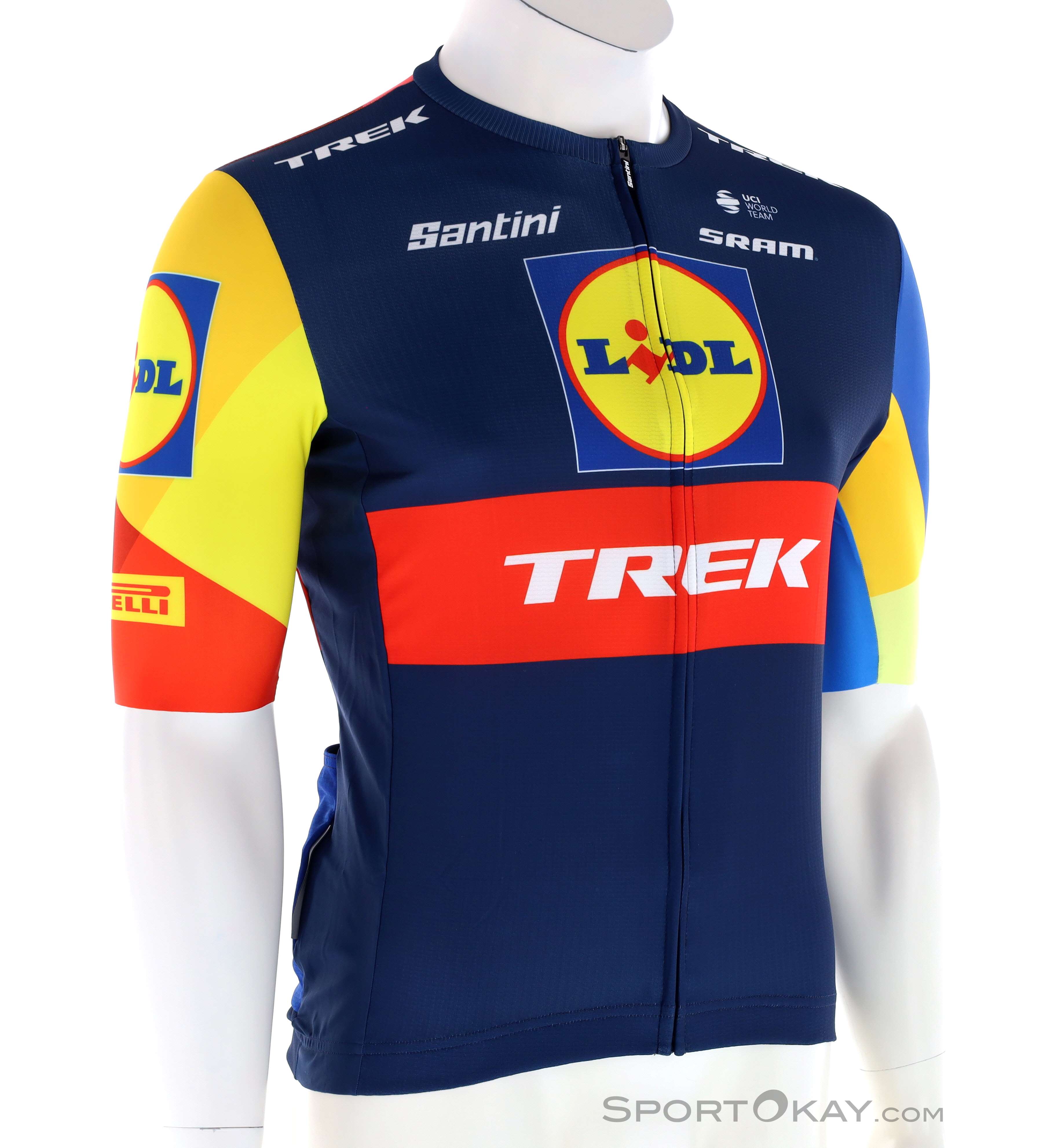 Trek Santini Lidl Replica Race SS Caballeros Camiseta para