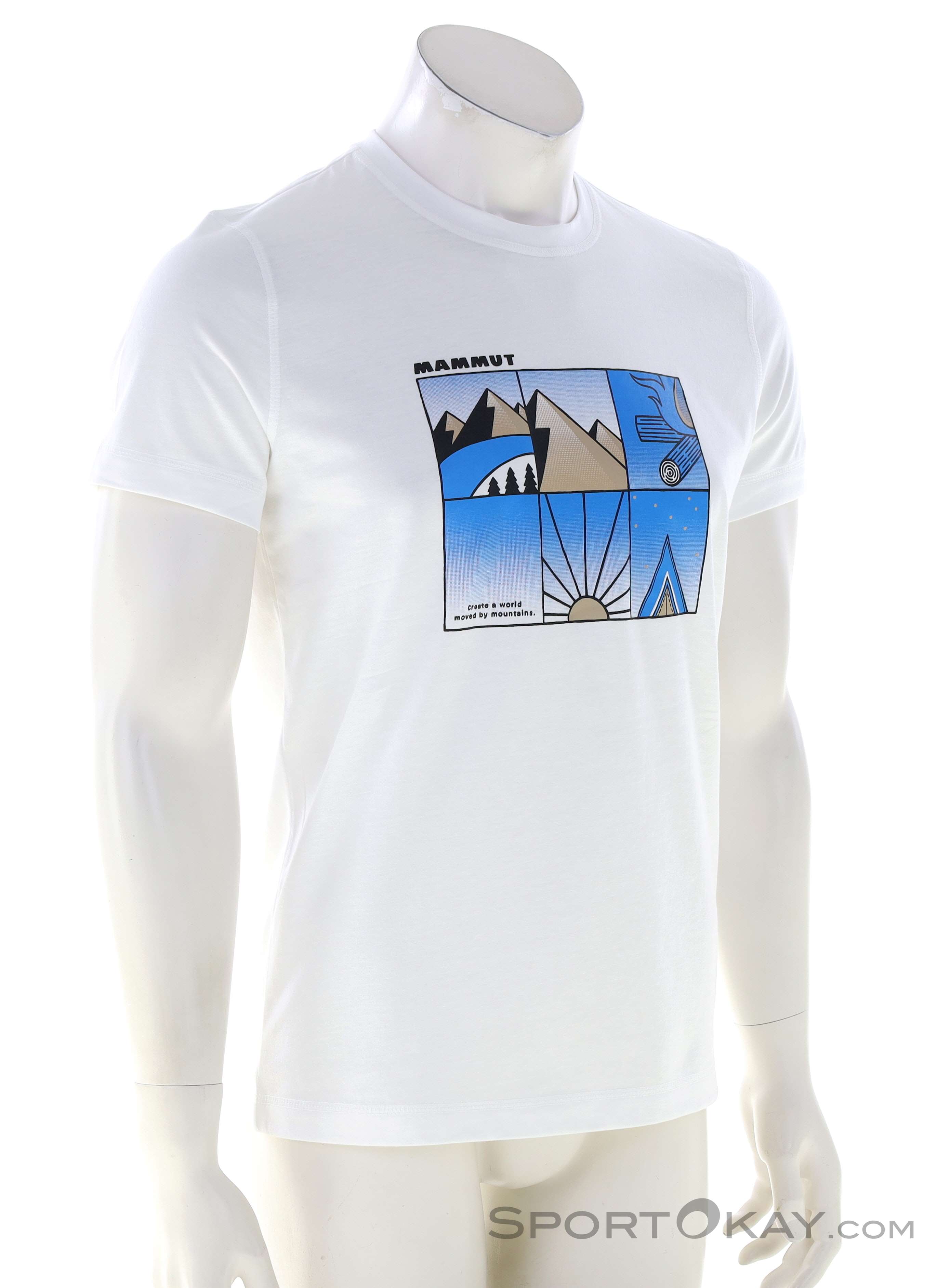 Mammut Core T-Shirt Snow - T-shirt per tempo libero