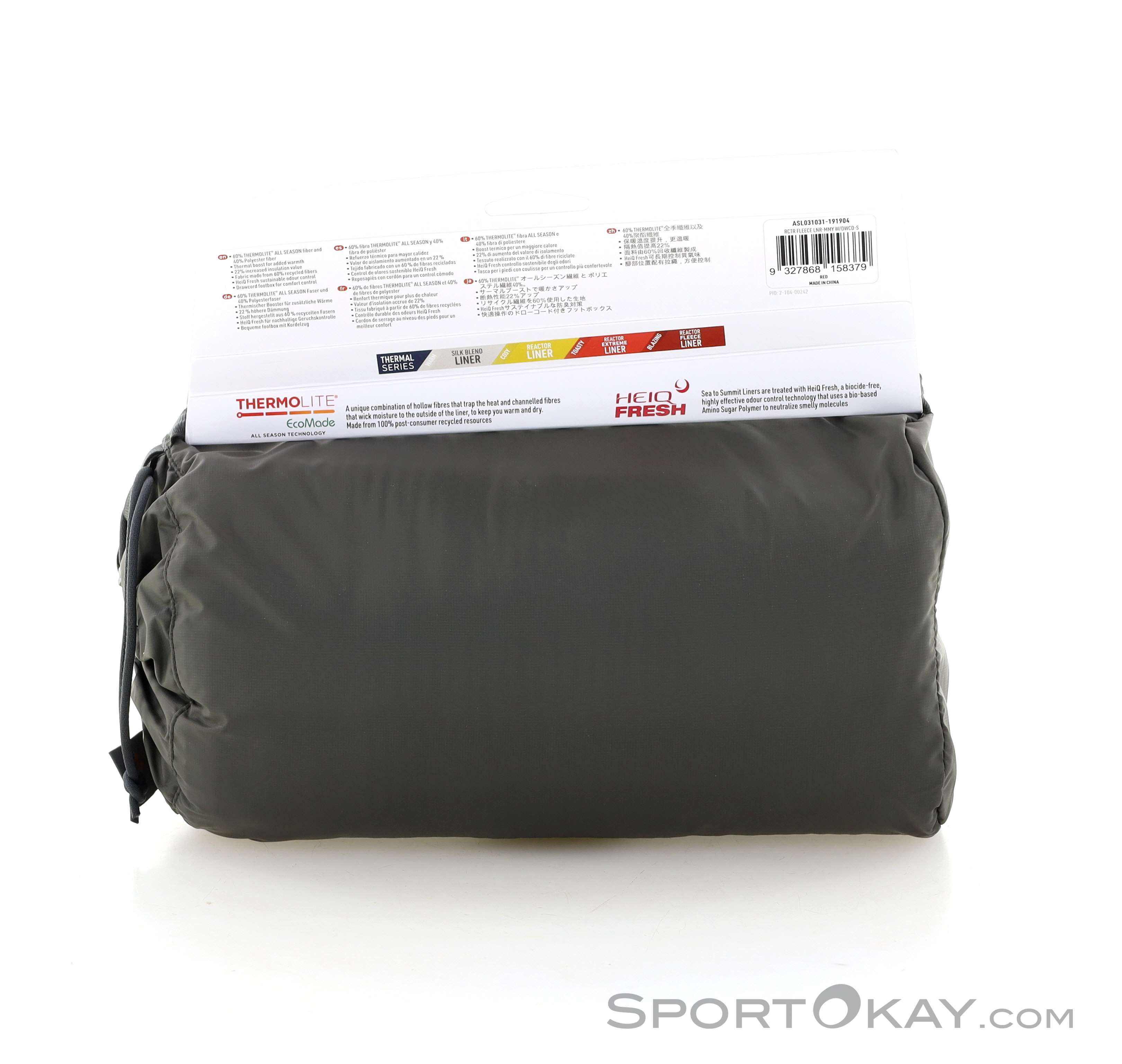 Draps de sac Sea to Summit ThermoliteR Thermal Liner Sac De