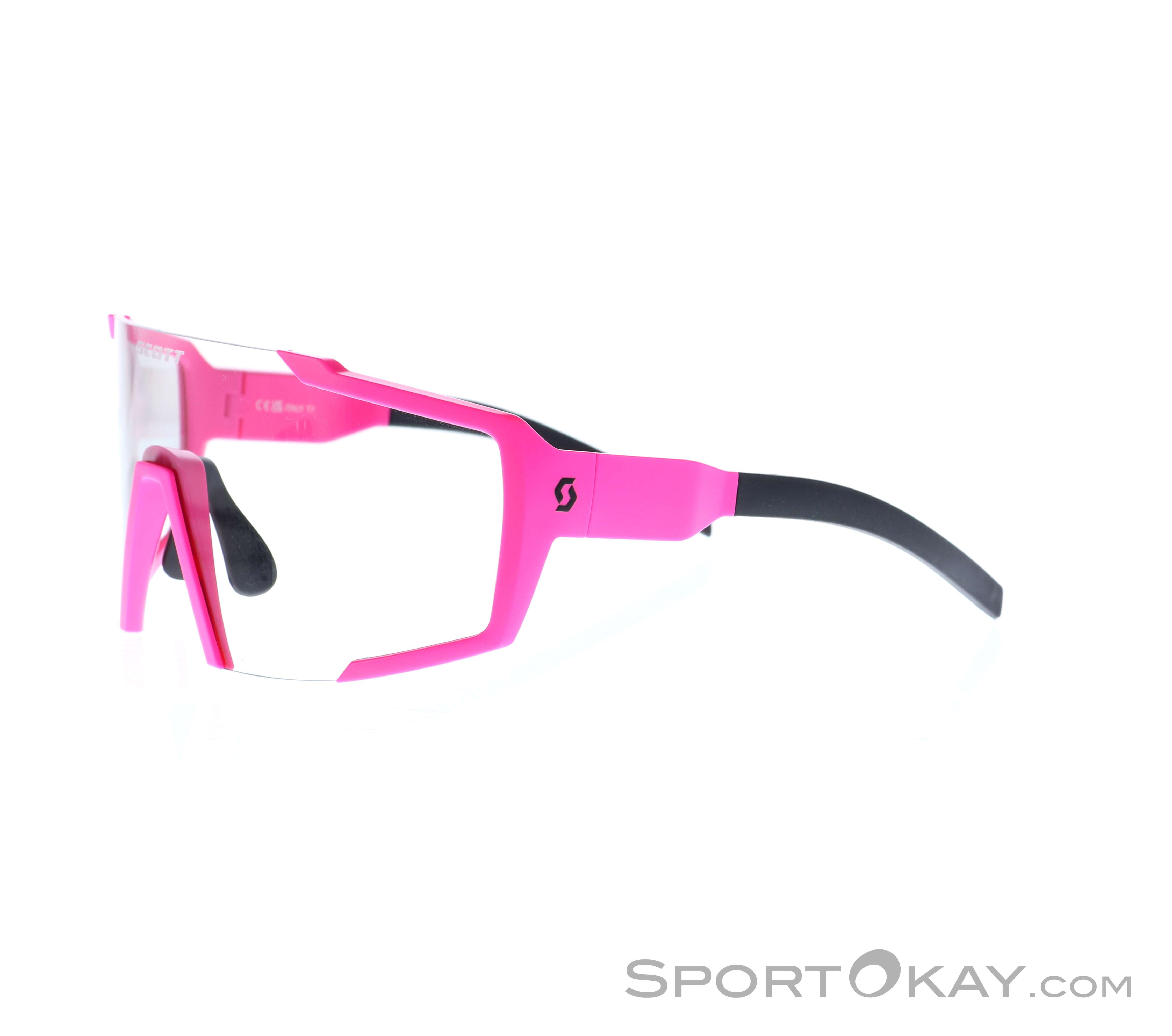Scott Sport Shield Occhiali Da Sole Unisex – Light Sensitive Fotocromatici Nero/Grigio 289233 - 3