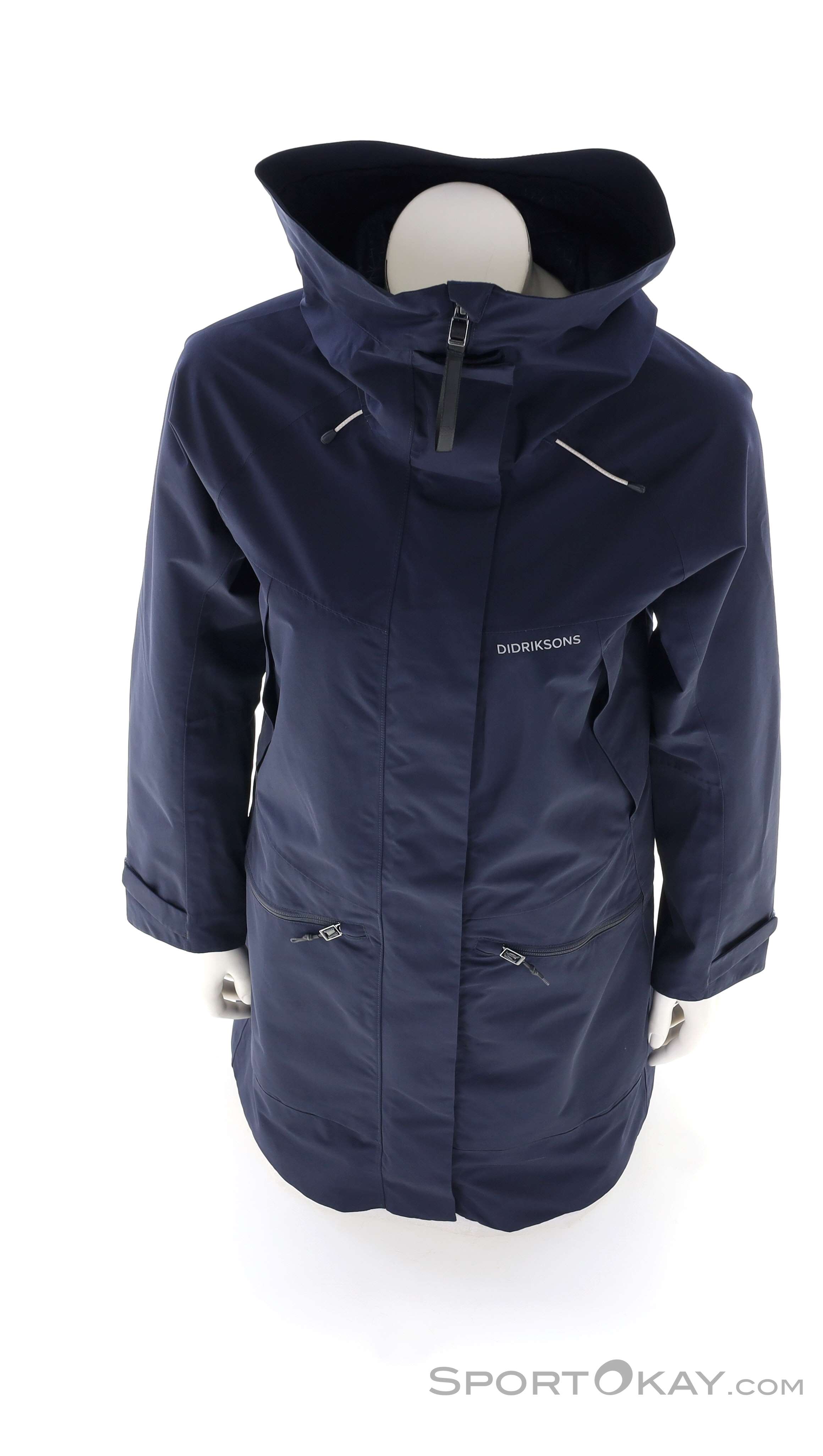 Giacca Parka Donna Didriksons Ilma 5 - Impermeabile E Traspirante, Vestibilità Regolare, Blu (2022)
