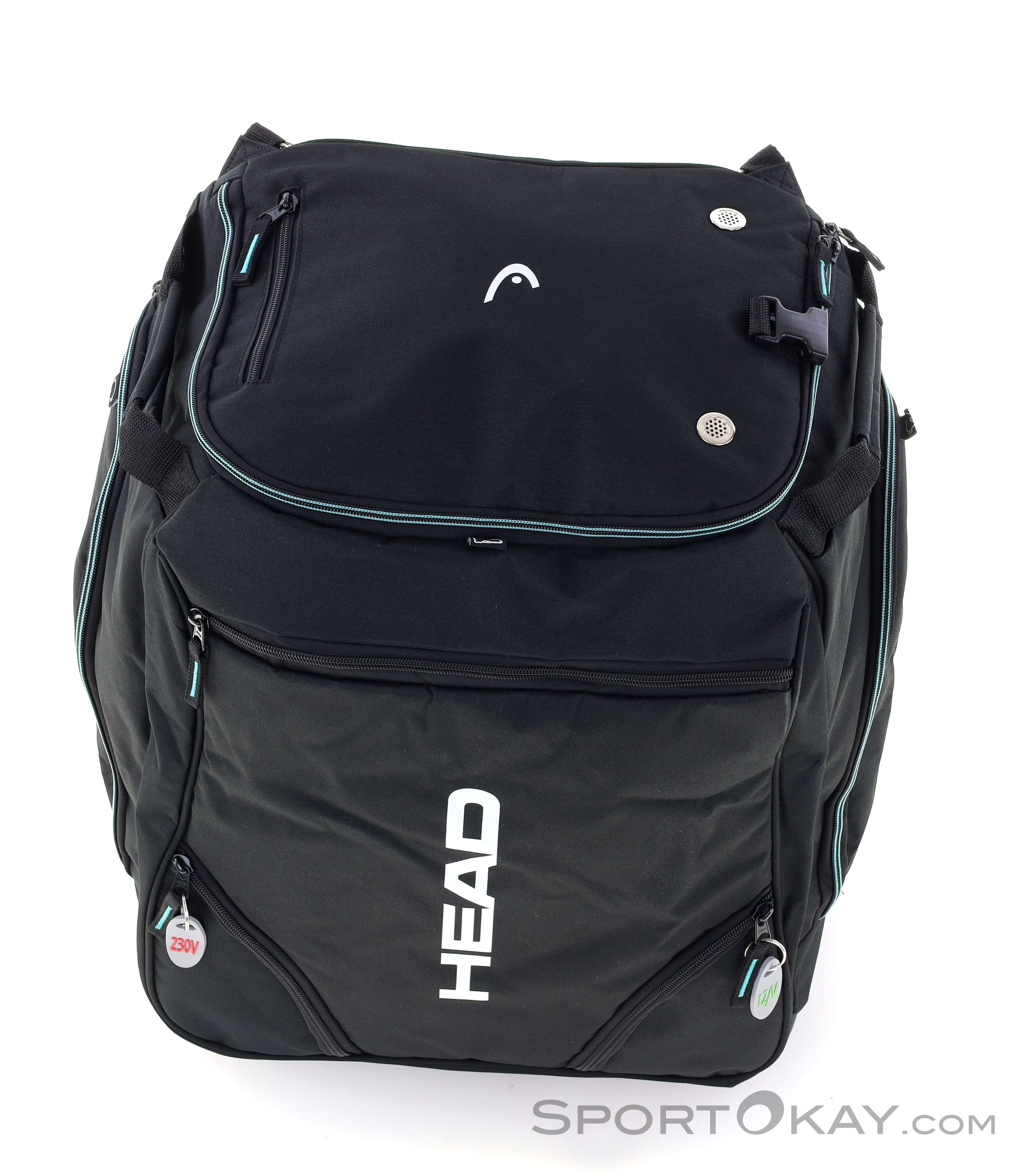 Ski Bag For Travel Atomic Double Ski Bag Black 2024 Ski