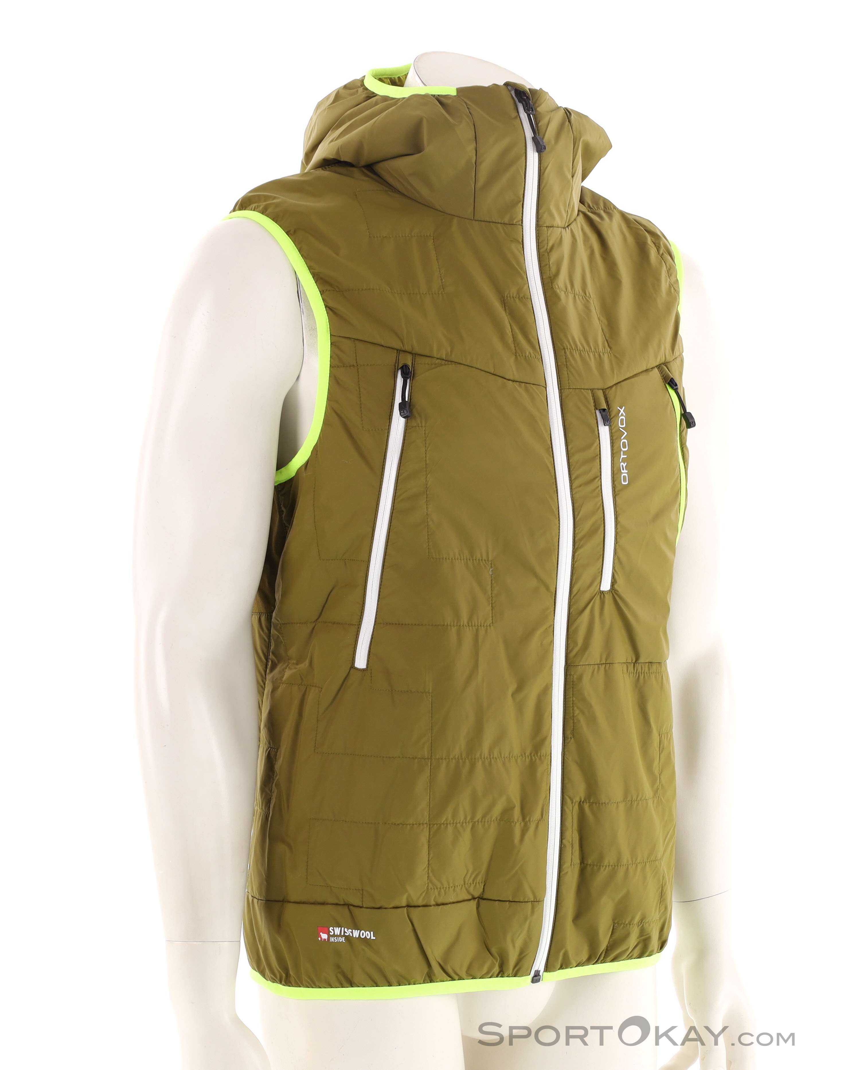 Ortovox Swisswool Piz Boe Mens Ski Touring Vest Jackets