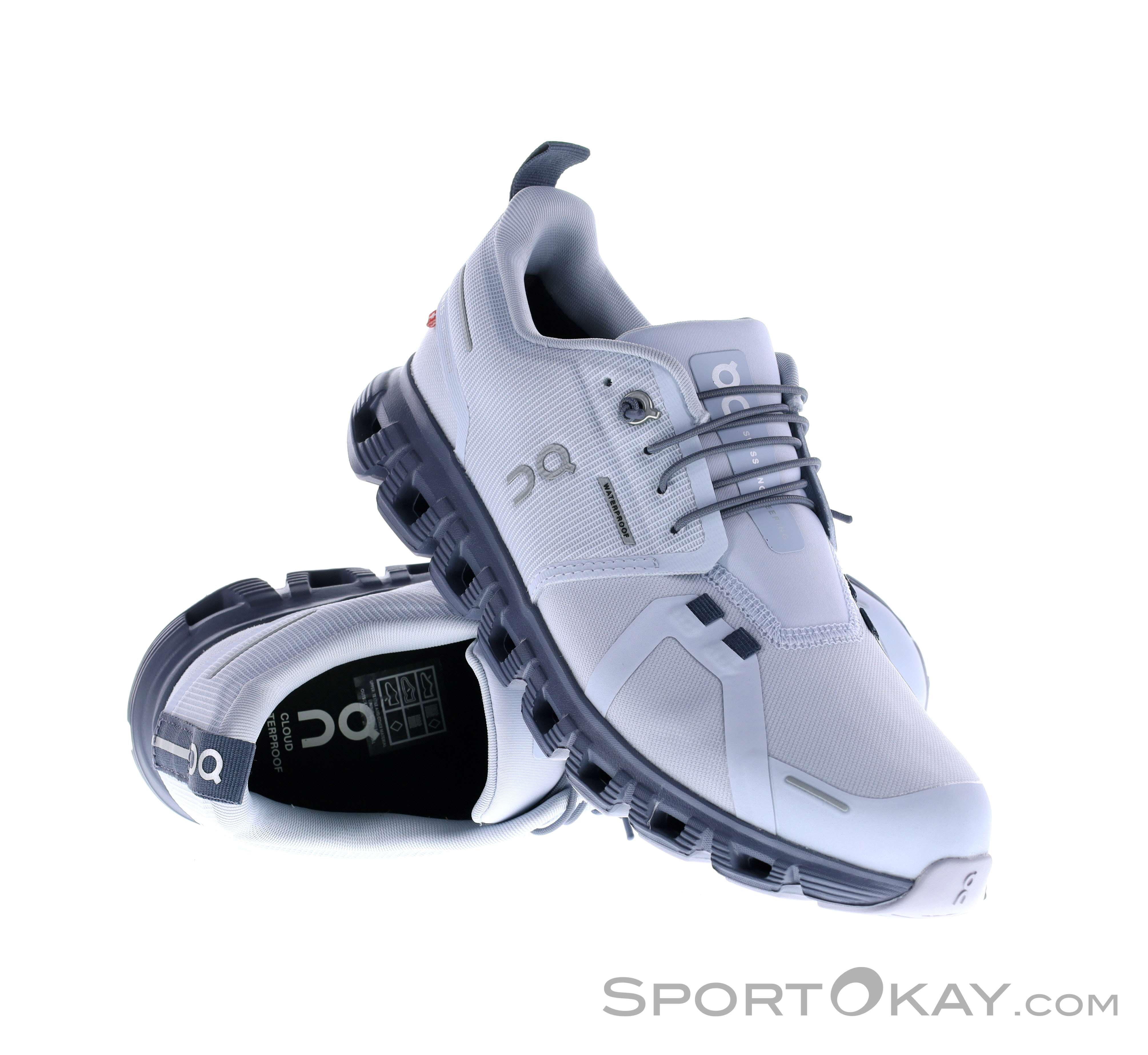 On Cloud 6 Waterproof Damen Freizeitschuhe, On, Hell-Blau, , Damen, 0262-10515, 5638273654, 7615537208473, N1-01.jpg