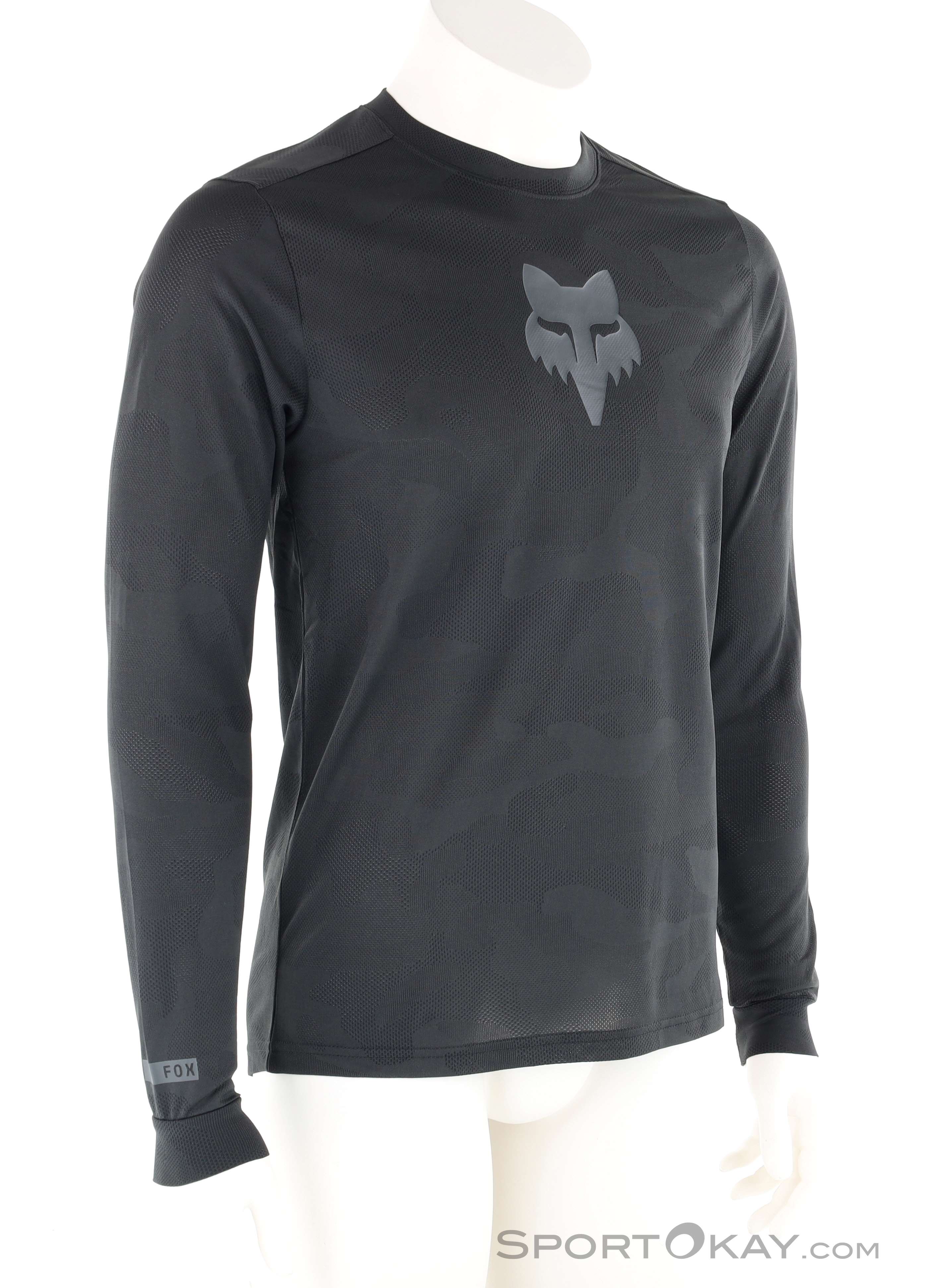 Fox Ranger Tru Dri L/S Herren Bikeshirt, Fox, Schwarz, , Herren, 0236-11143, 5638280365, 191972874918, N1-01.jpg