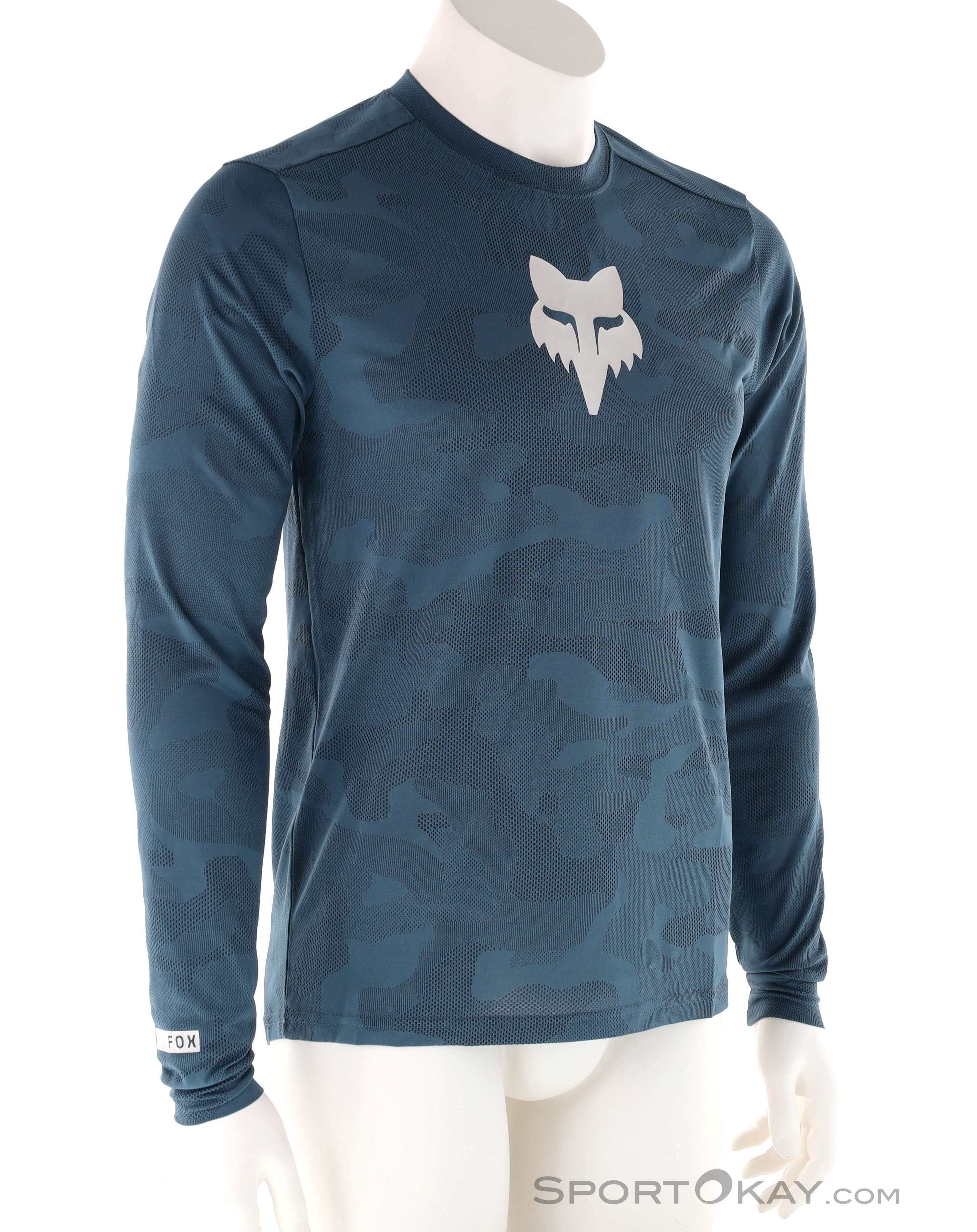 Fox Ranger Tru Dri L/S Herren Bikeshirt, Fox, Dunkel-Blau, , Herren, 0236-11143, 5638280374, 191972944185, N1-01.jpg