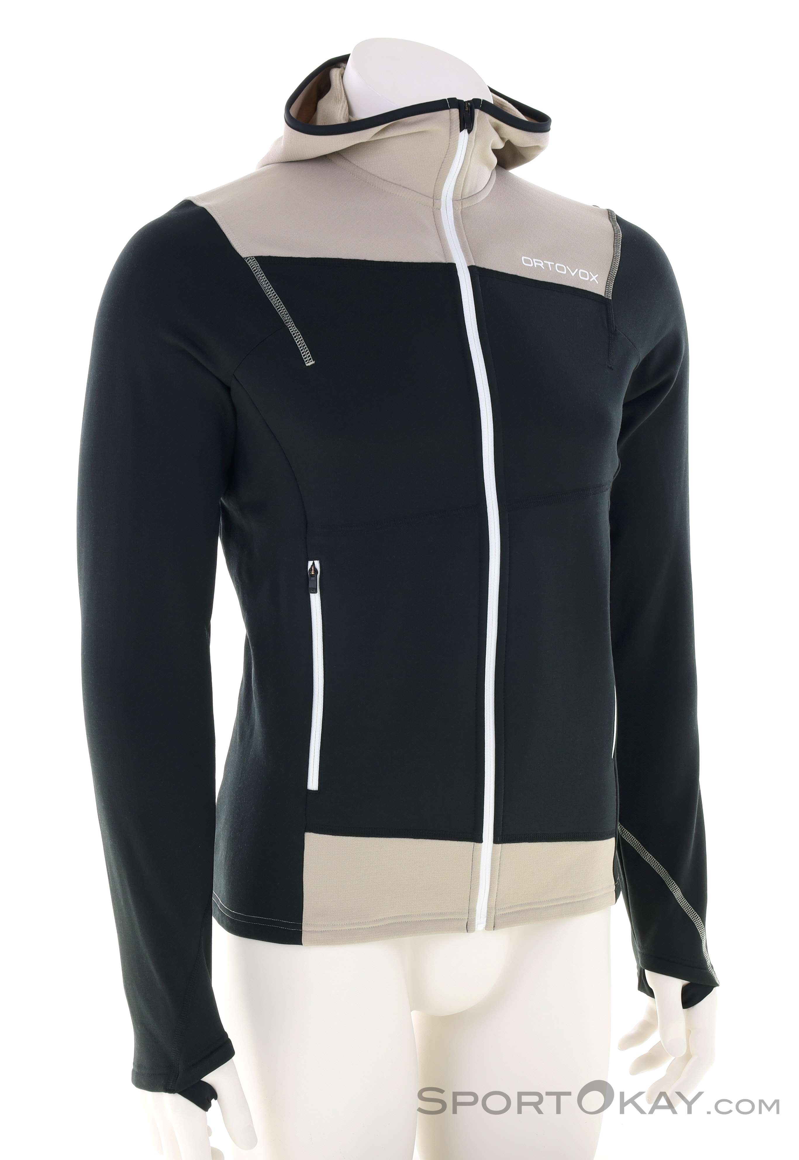 Ortovox Fleece Light Hoody Herren Fleecejacke, Ortovox, Schwarz, , Herren, 0016-12236, 5638282695, 4255736204987, N1-01.jpg